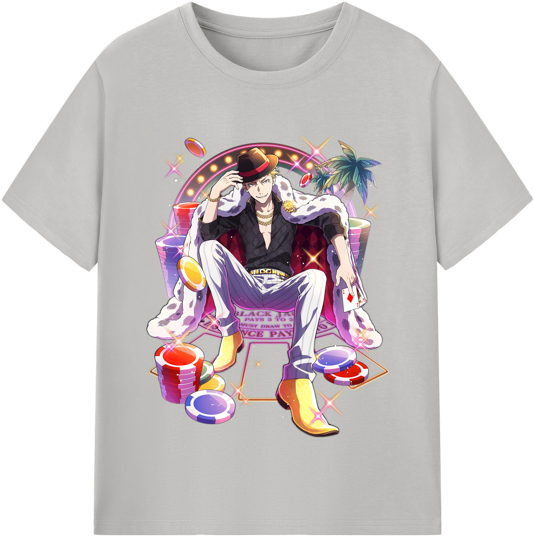（画像用） 文豪ストレイドッグス Bungo Stray Dogs 綿100％半袖Tシャツ（フロントプリント）