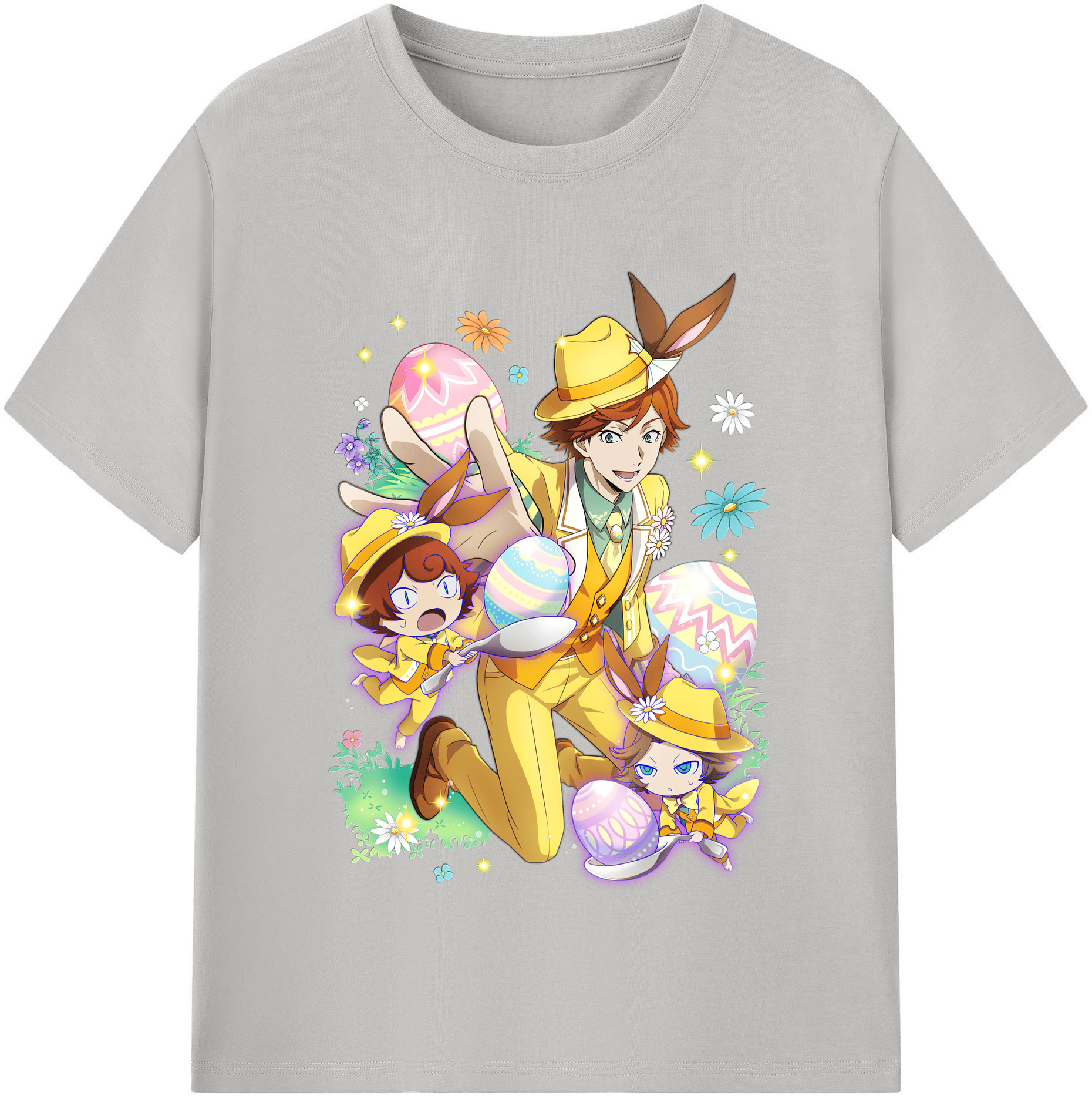 （画像用） 文豪ストレイドッグス Bungo Stray Dogs 綿100％半袖Tシャツ（フロントプリント）