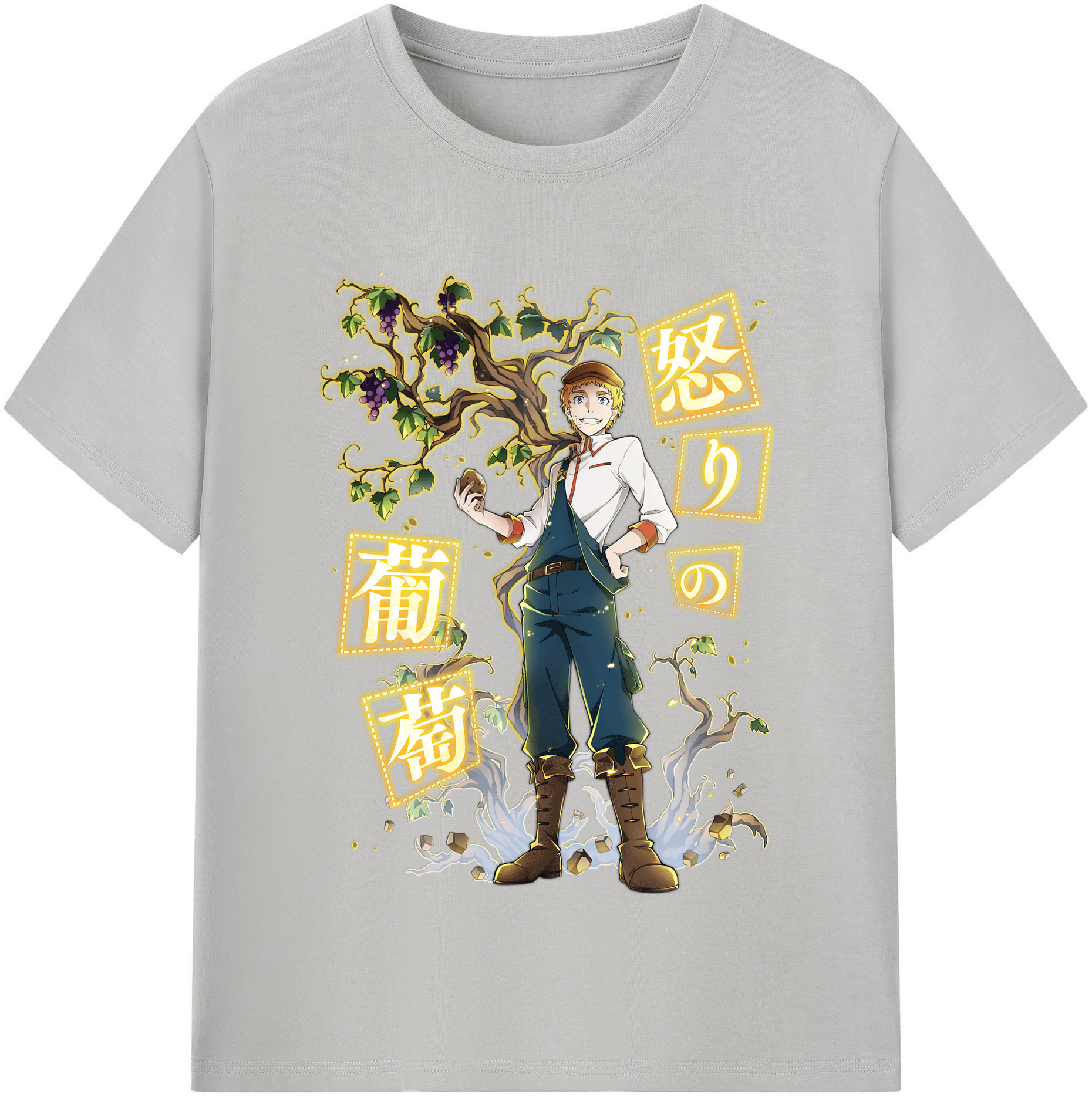 （画像用） 文豪ストレイドッグス Bungo Stray Dogs 綿100％半袖Tシャツ（フロントプリント）