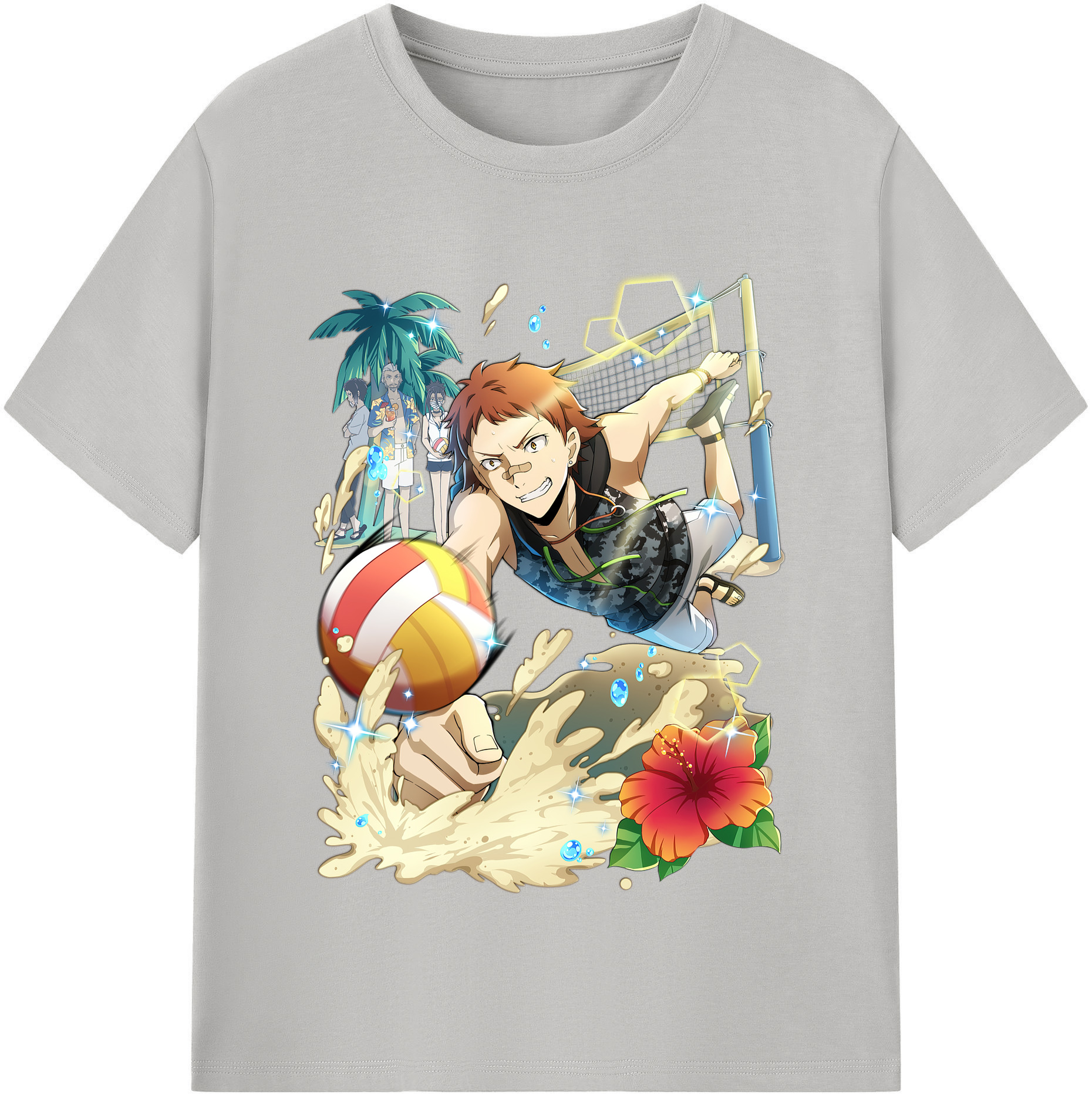 （画像用） 文豪ストレイドッグス Bungo Stray Dogs 綿100％半袖Tシャツ（フロントプリント）