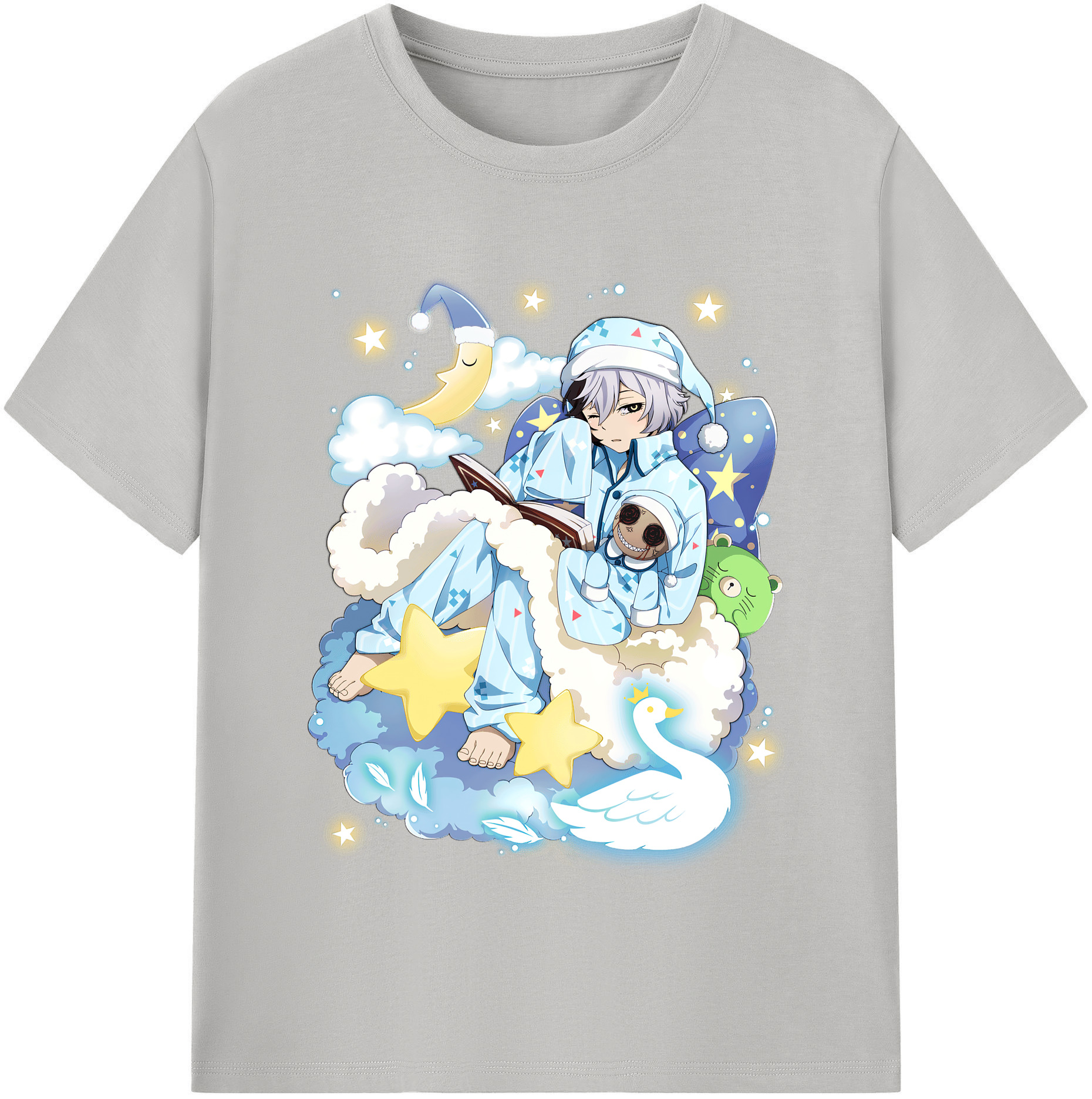 （画像用） 文豪ストレイドッグス Bungo Stray Dogs 綿100％半袖Tシャツ（フロントプリント）