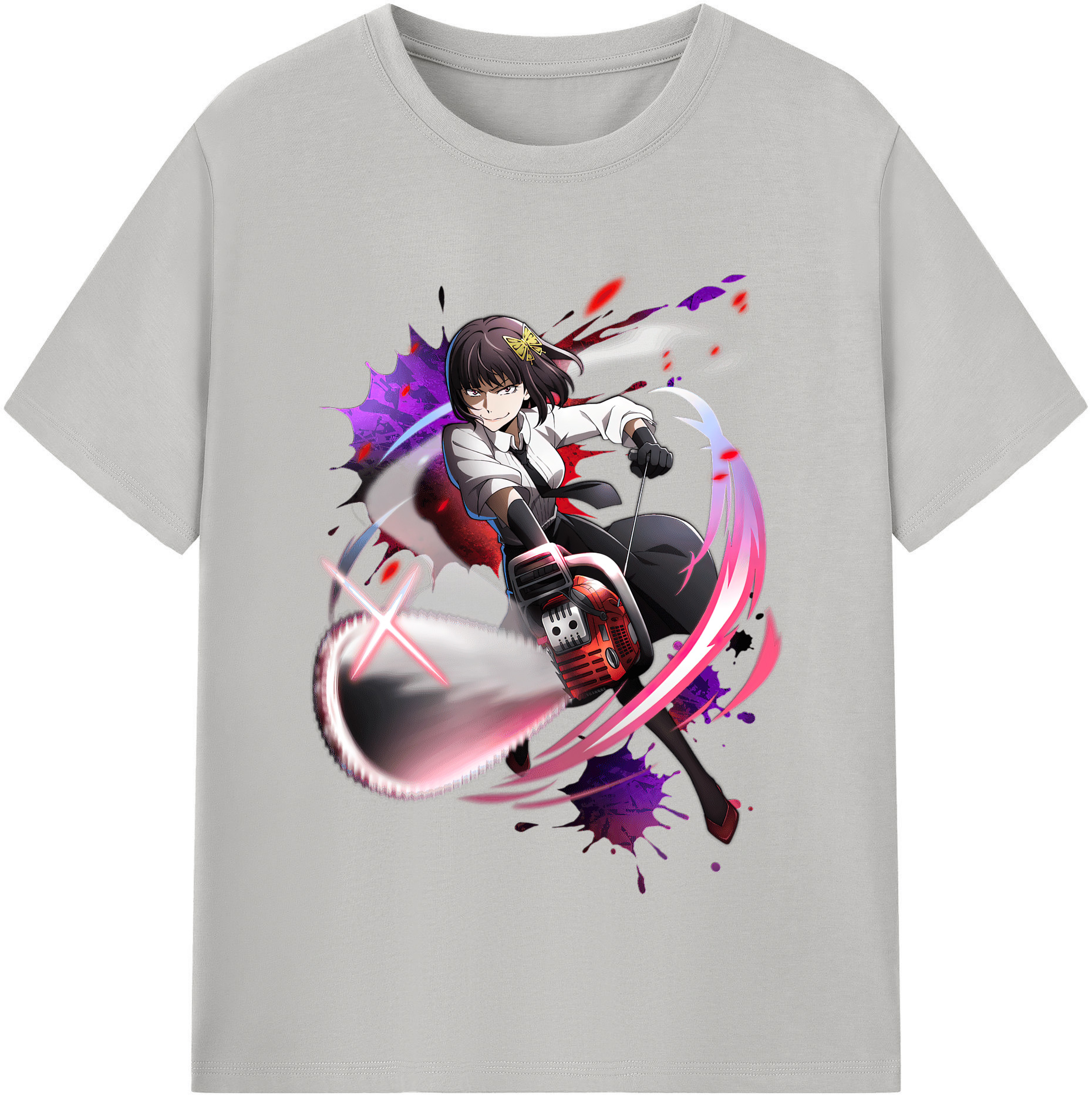 （画像用） 文豪ストレイドッグス Bungo Stray Dogs 綿100％半袖Tシャツ（フロントプリント）