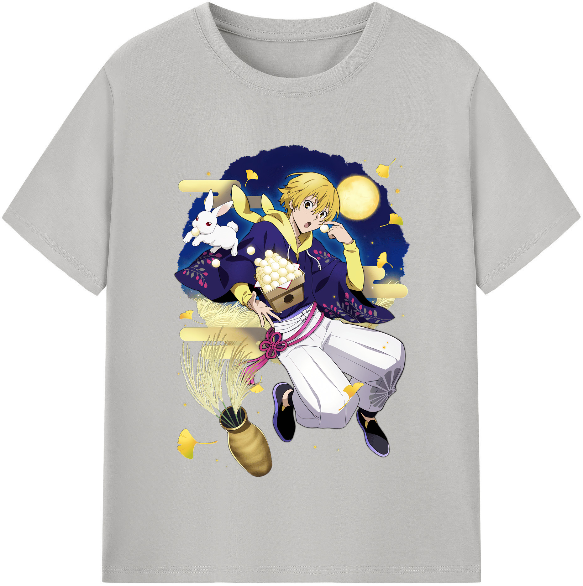 （画像用） 文豪ストレイドッグス Bungo Stray Dogs 綿100％半袖Tシャツ（フロントプリント）