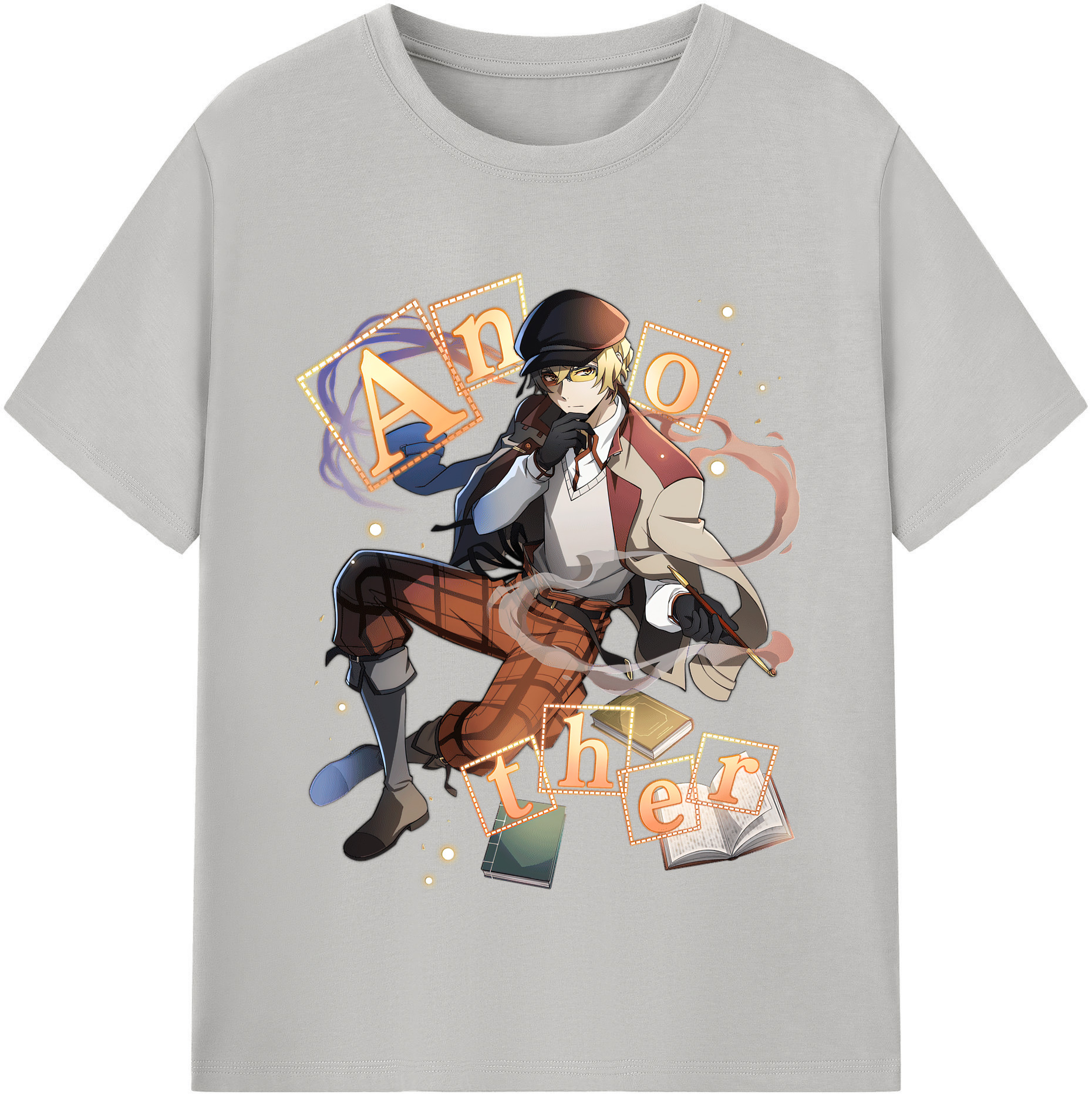 （画像用） 文豪ストレイドッグス Bungo Stray Dogs 綿100％半袖Tシャツ（フロントプリント）