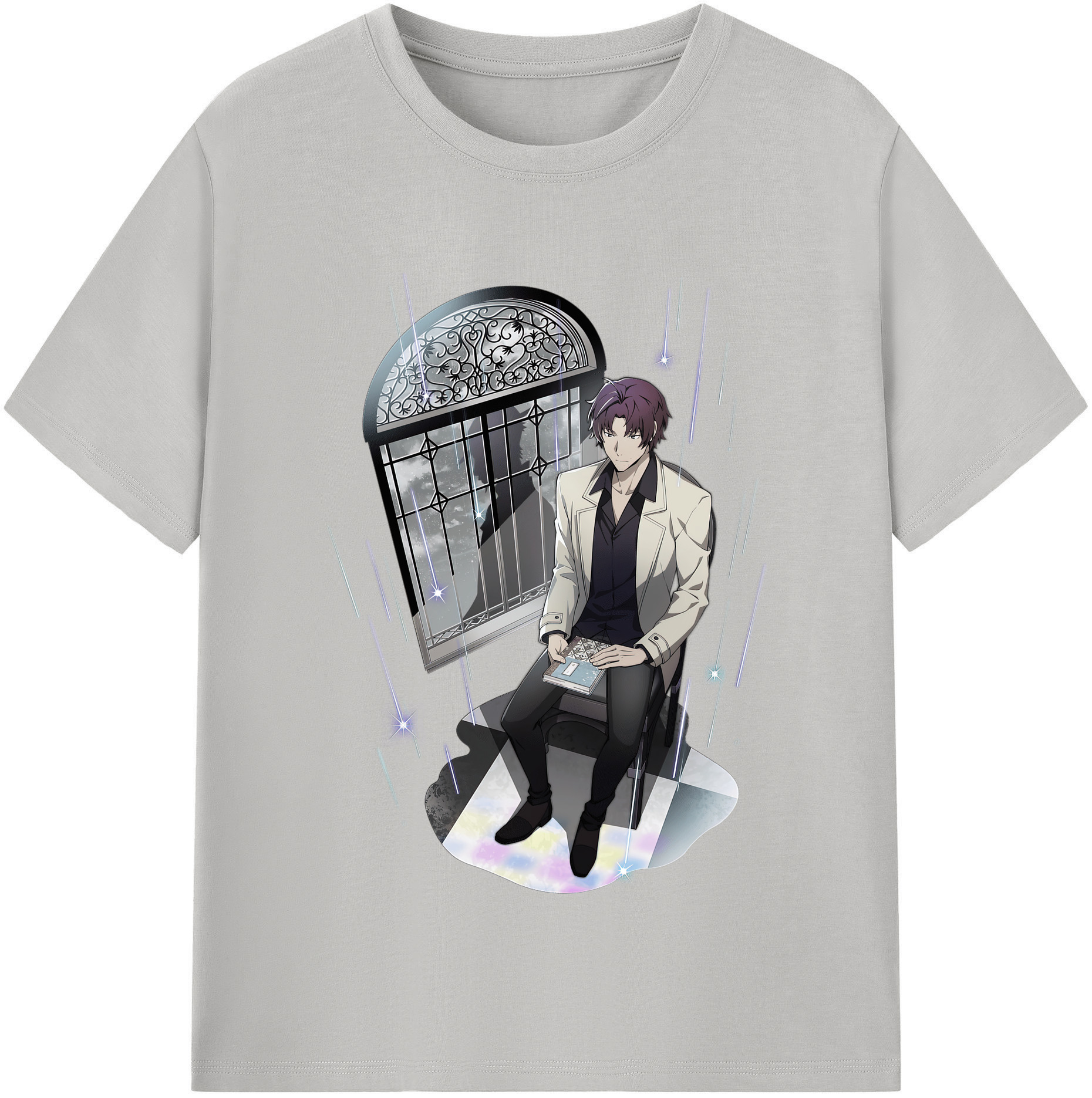 （画像用） 文豪ストレイドッグス Bungo Stray Dogs 綿100％半袖Tシャツ（フロントプリント）