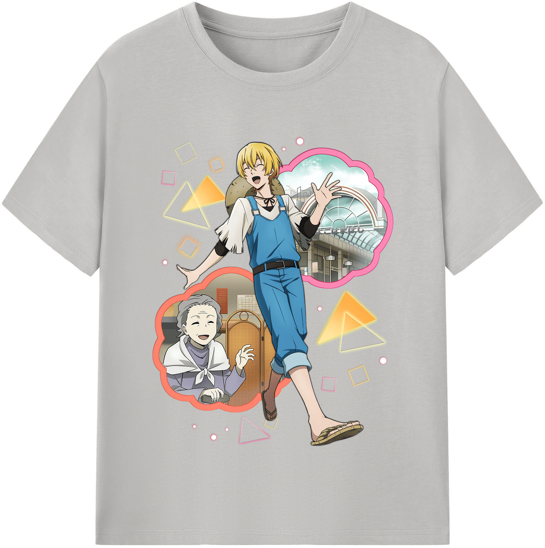 （画像用） 文豪ストレイドッグス Bungo Stray Dogs 綿100％半袖Tシャツ（フロントプリント）