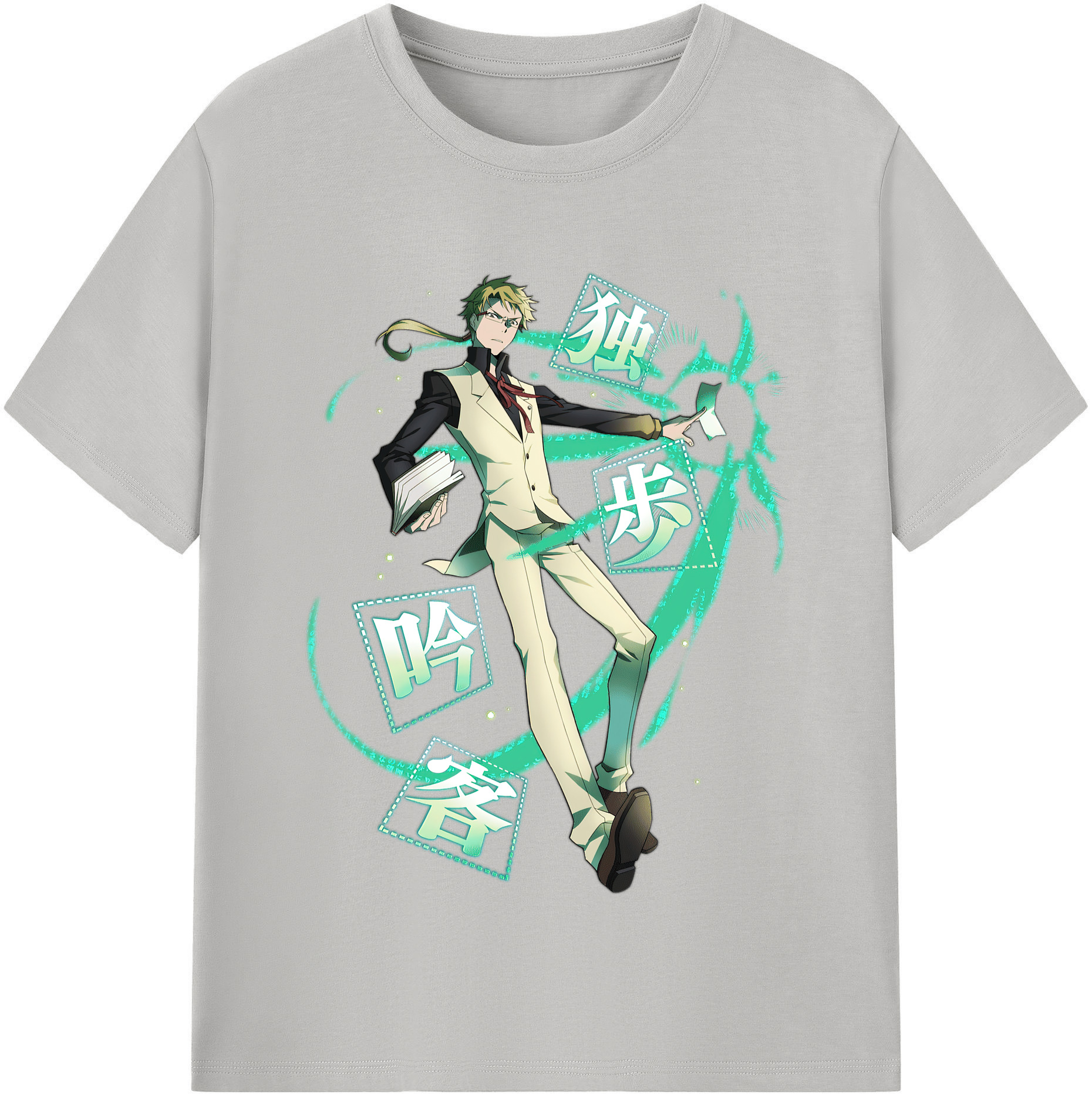 （画像用） 文豪ストレイドッグス Bungo Stray Dogs 綿100％半袖Tシャツ（フロントプリント）