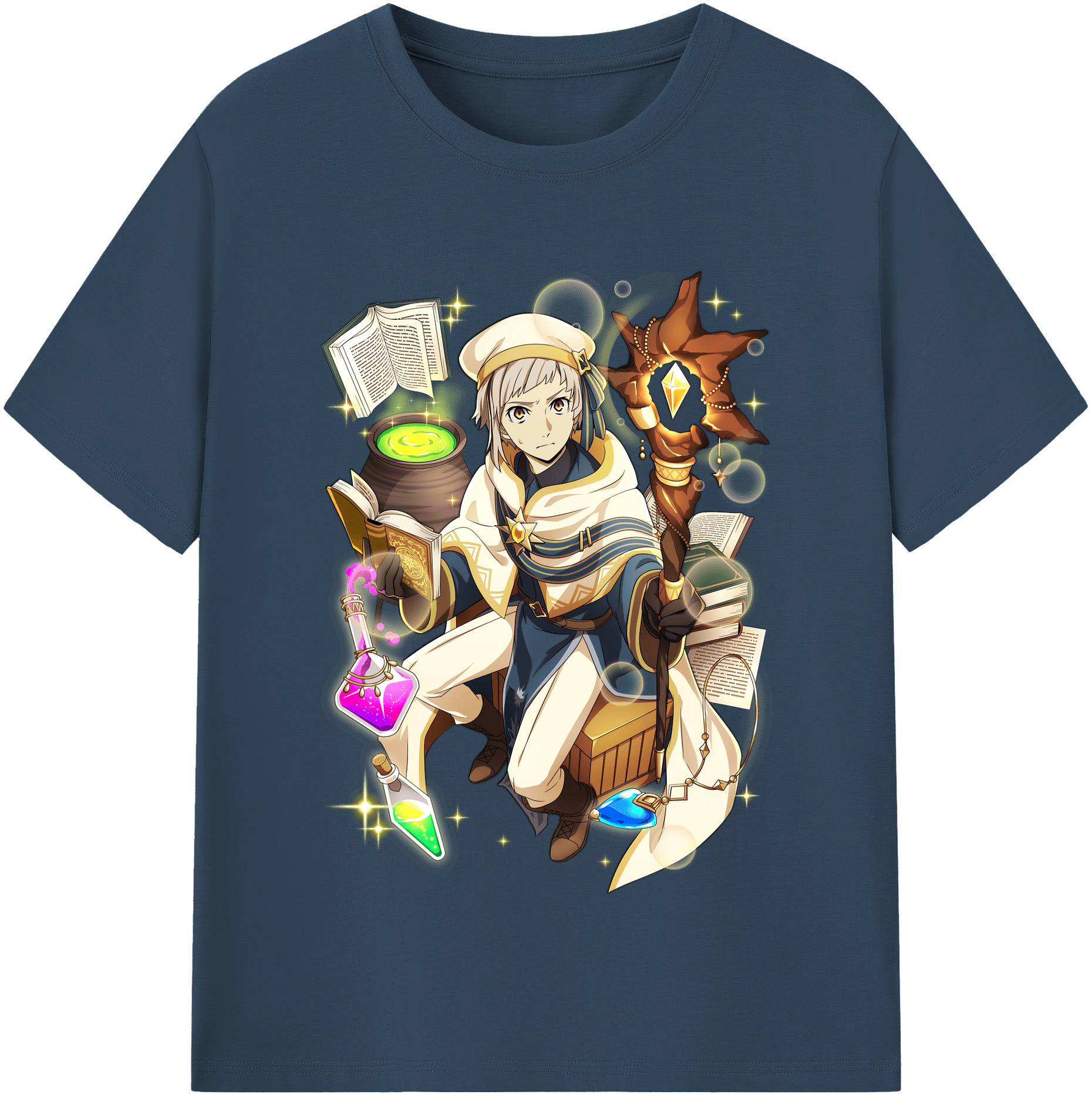 （画像用） 文豪ストレイドッグス Bungo Stray Dogs 綿100％半袖Tシャツ（フロントプリント）