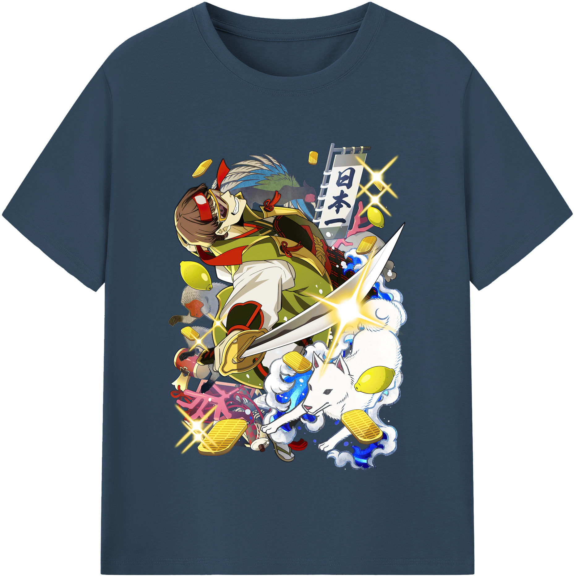 （画像用） 文豪ストレイドッグス Bungo Stray Dogs 綿100％半袖Tシャツ（フロントプリント）