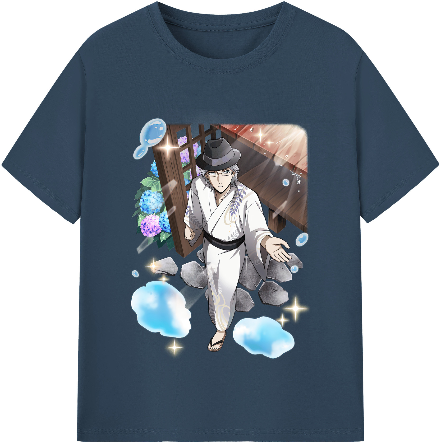 （画像用） 文豪ストレイドッグス Bungo Stray Dogs 綿100％半袖Tシャツ（フロントプリント）