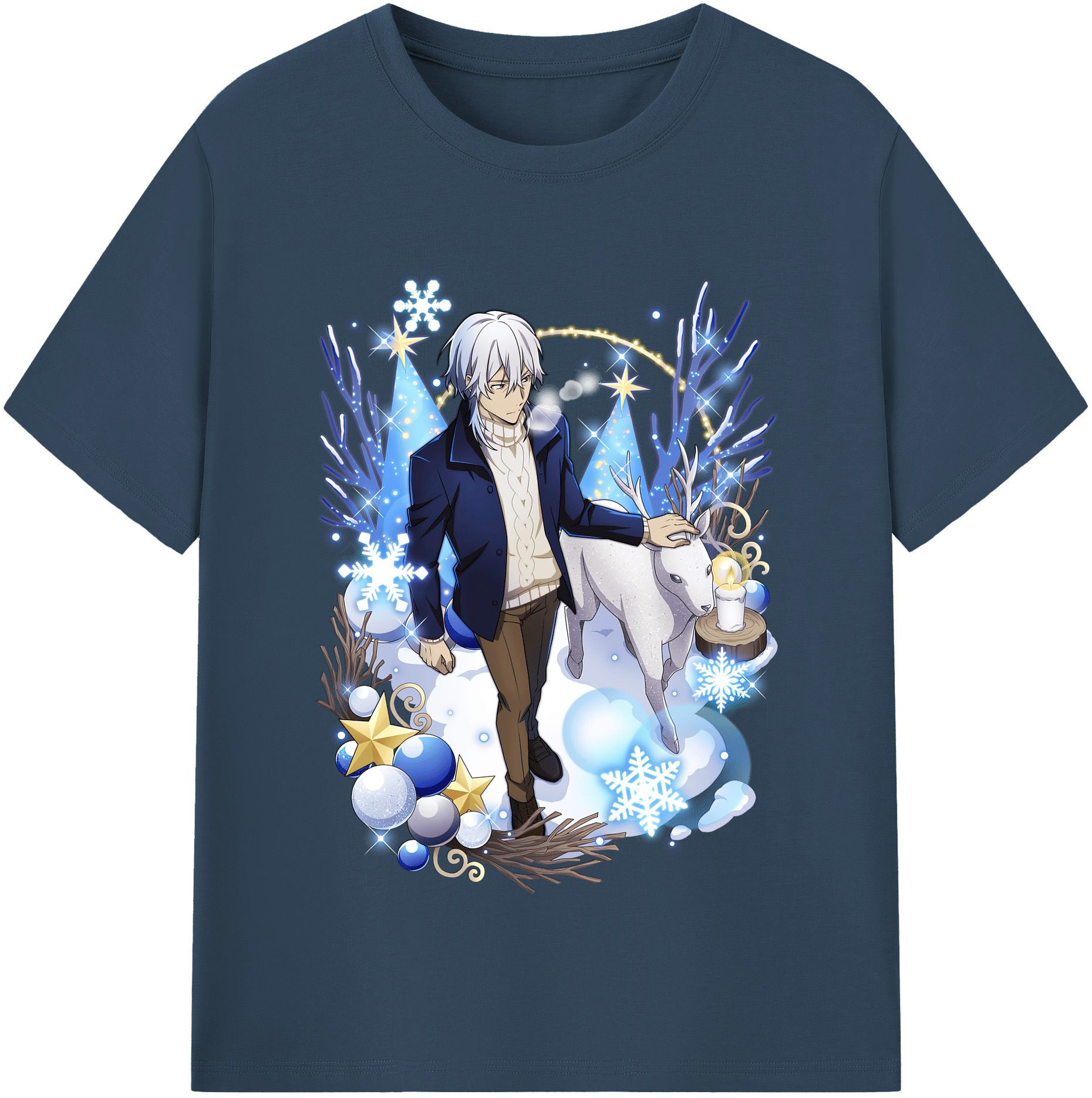 （画像用） 文豪ストレイドッグス Bungo Stray Dogs 綿100％半袖Tシャツ（フロントプリント）
