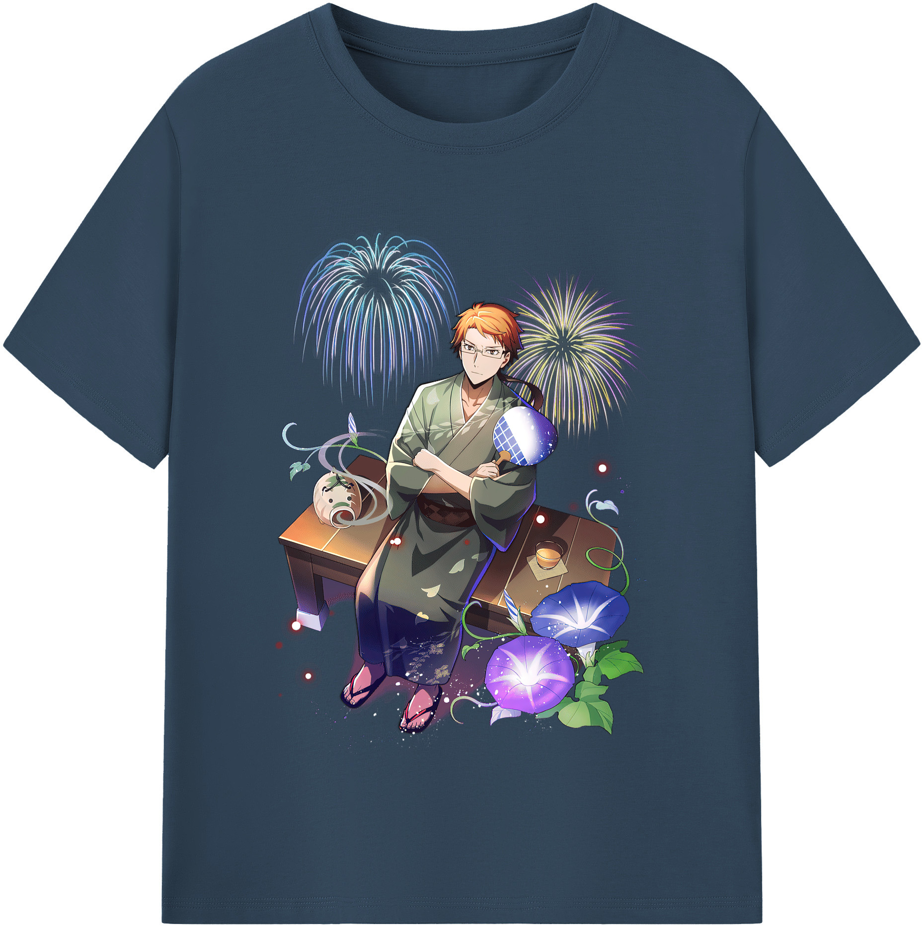 （画像用） 文豪ストレイドッグス Bungo Stray Dogs 綿100％半袖Tシャツ（フロントプリント）