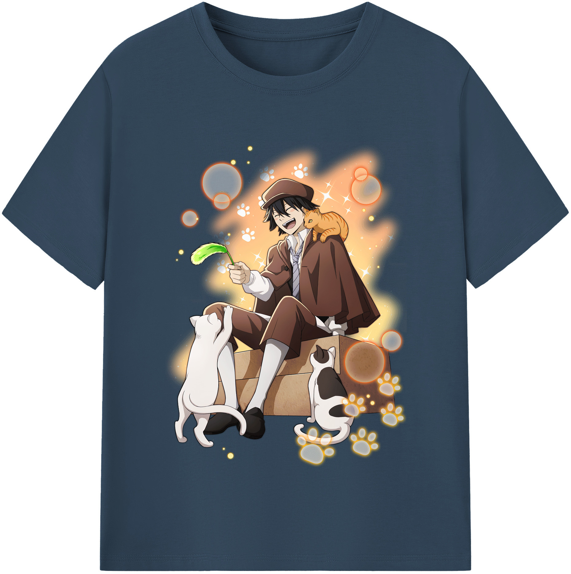 （画像用） 文豪ストレイドッグス Bungo Stray Dogs 綿100％半袖Tシャツ（フロントプリント）