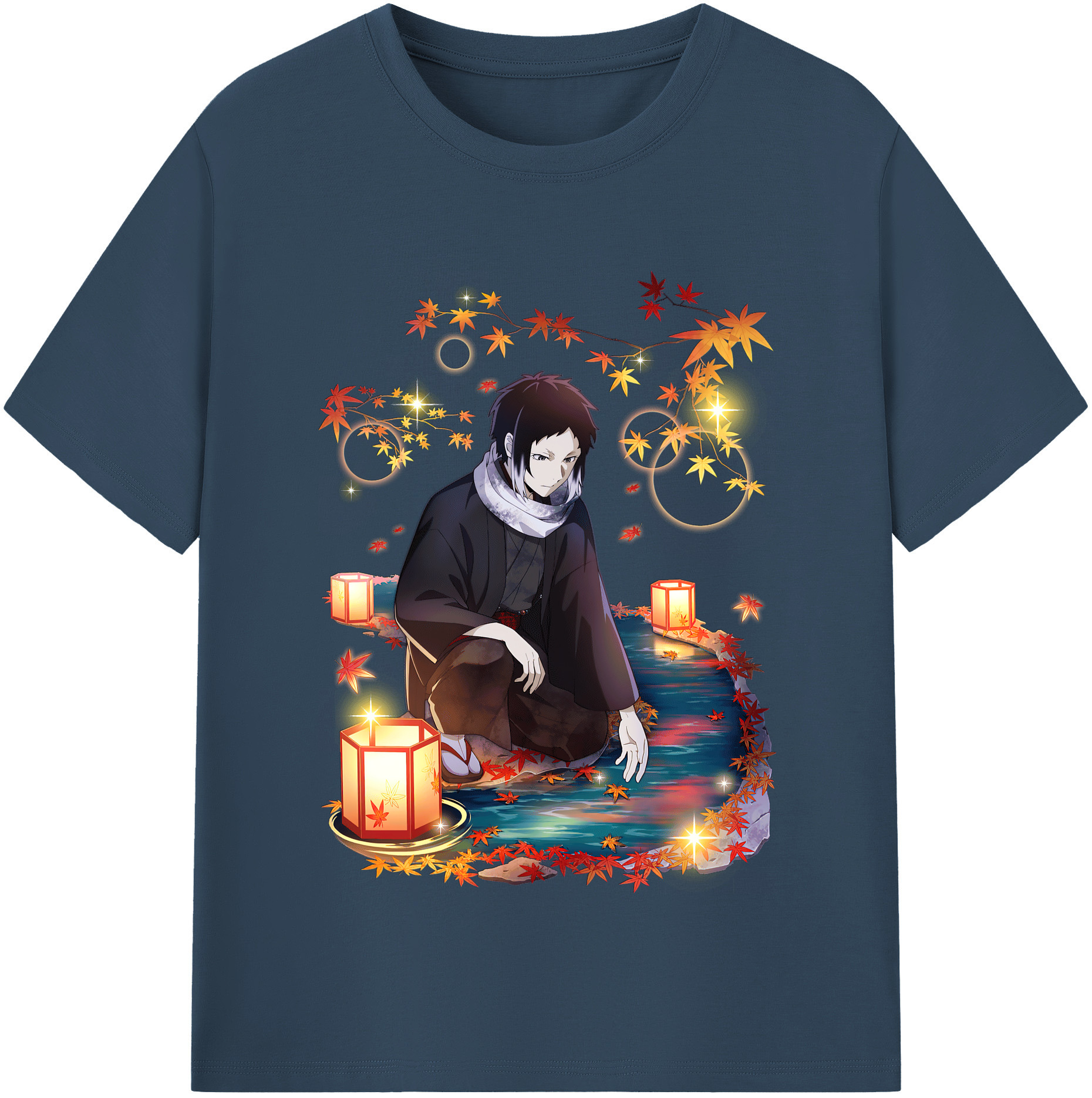 （画像用） 文豪ストレイドッグス Bungo Stray Dogs 綿100％半袖Tシャツ（フロントプリント）