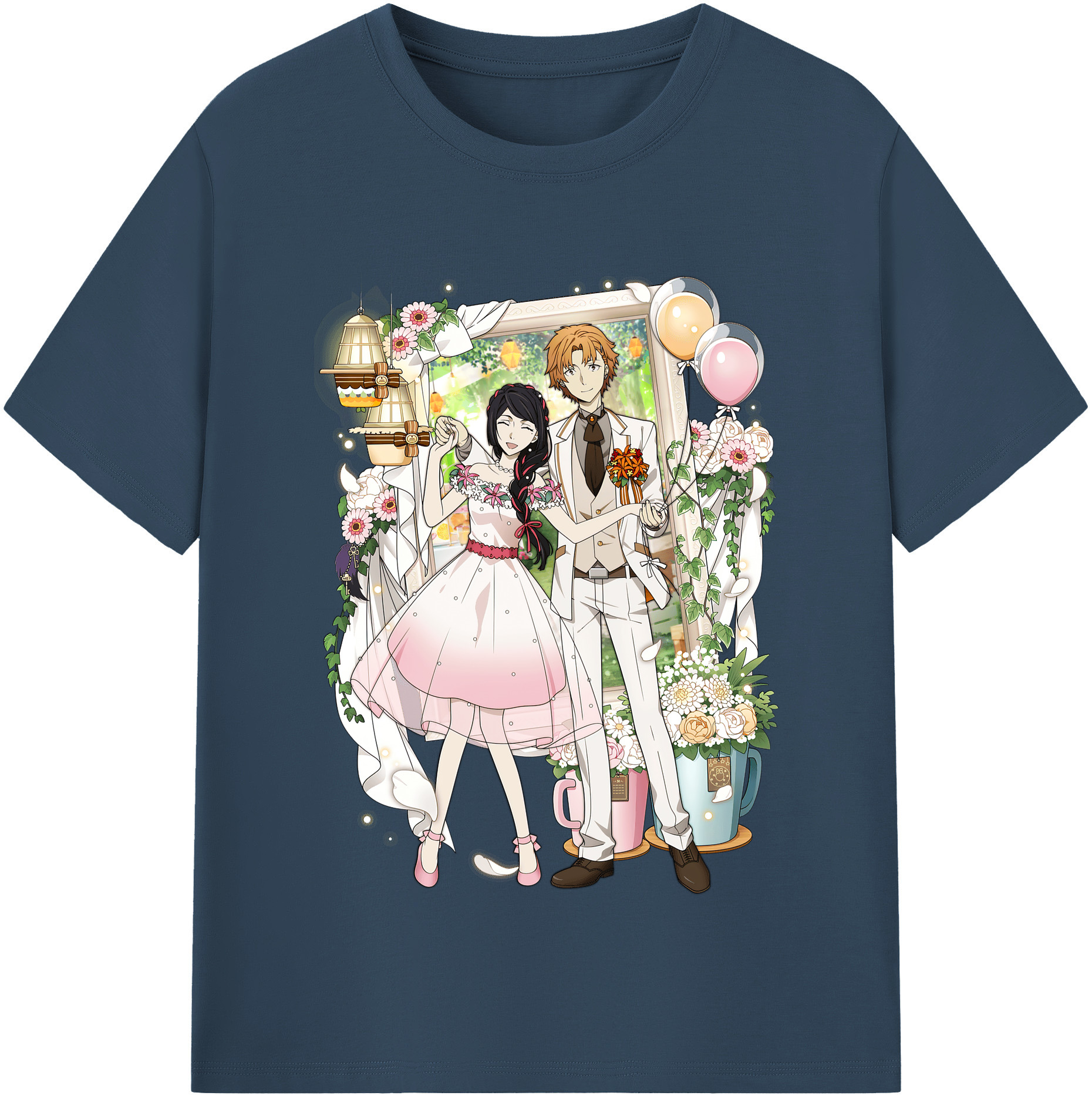 （画像用） 文豪ストレイドッグス Bungo Stray Dogs 綿100％半袖Tシャツ（フロントプリント）