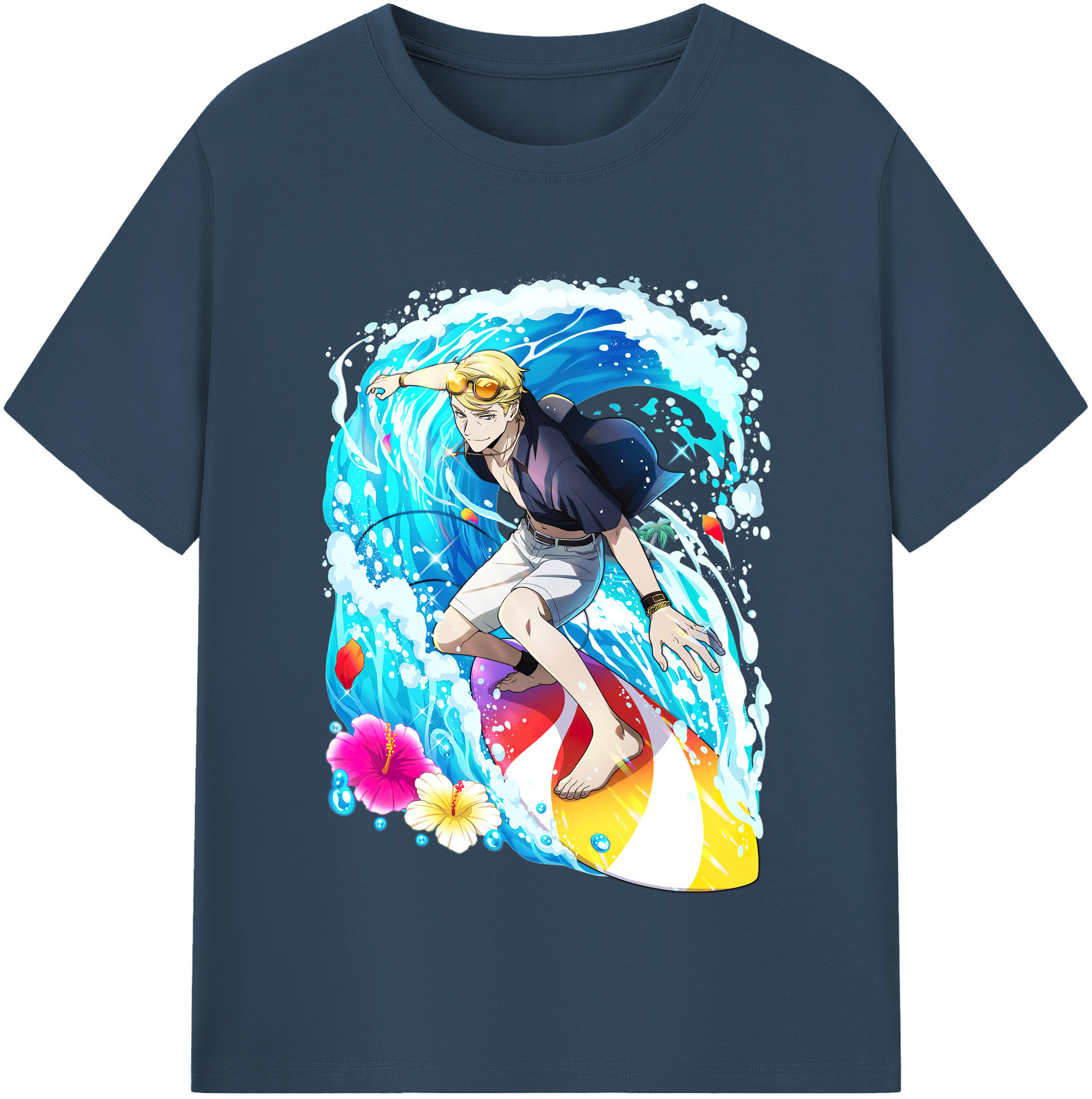 （画像用） 文豪ストレイドッグス Bungo Stray Dogs 綿100％半袖Tシャツ（フロントプリント）