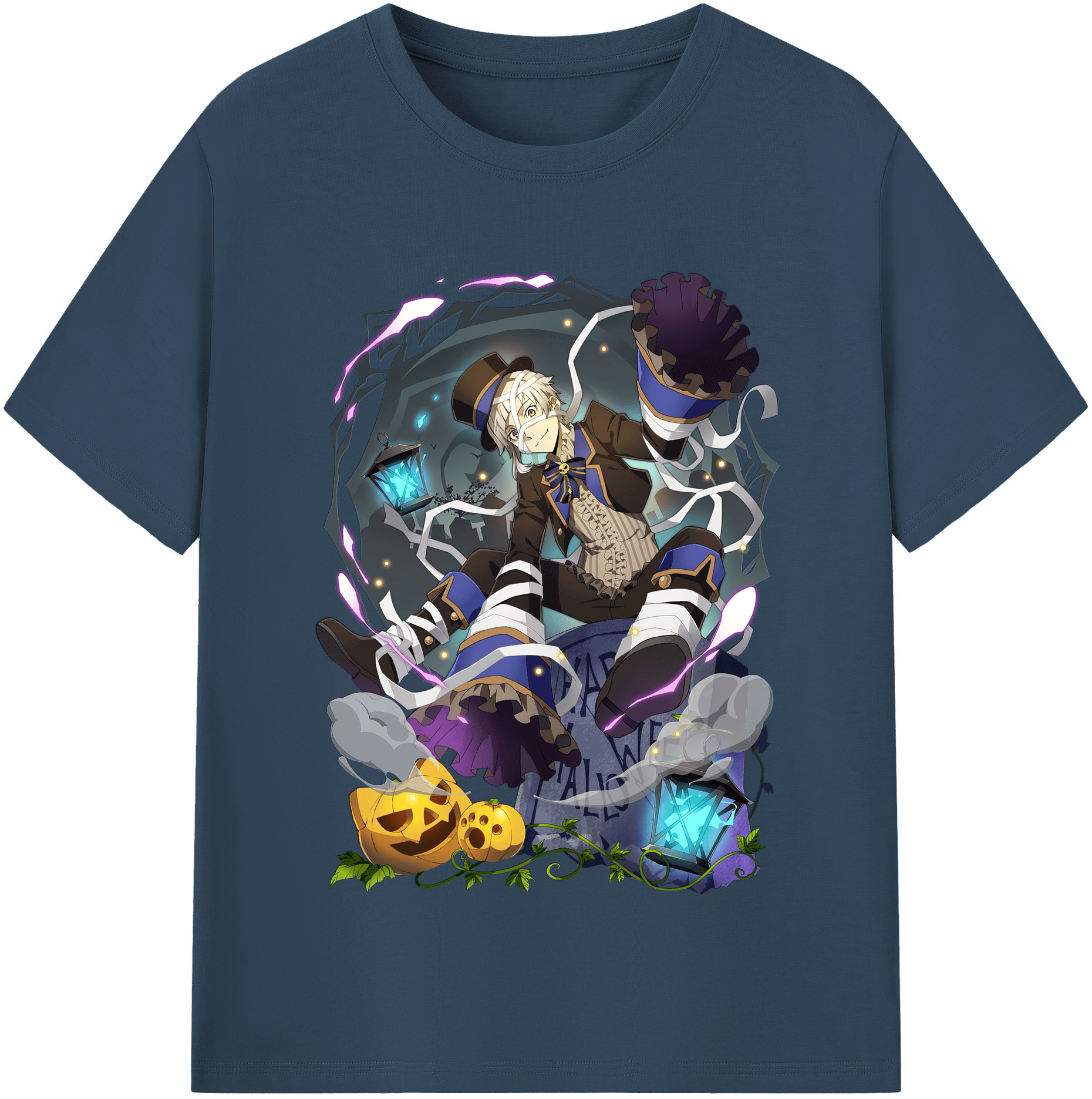 （画像用） 文豪ストレイドッグス Bungo Stray Dogs 綿100％半袖Tシャツ（フロントプリント）