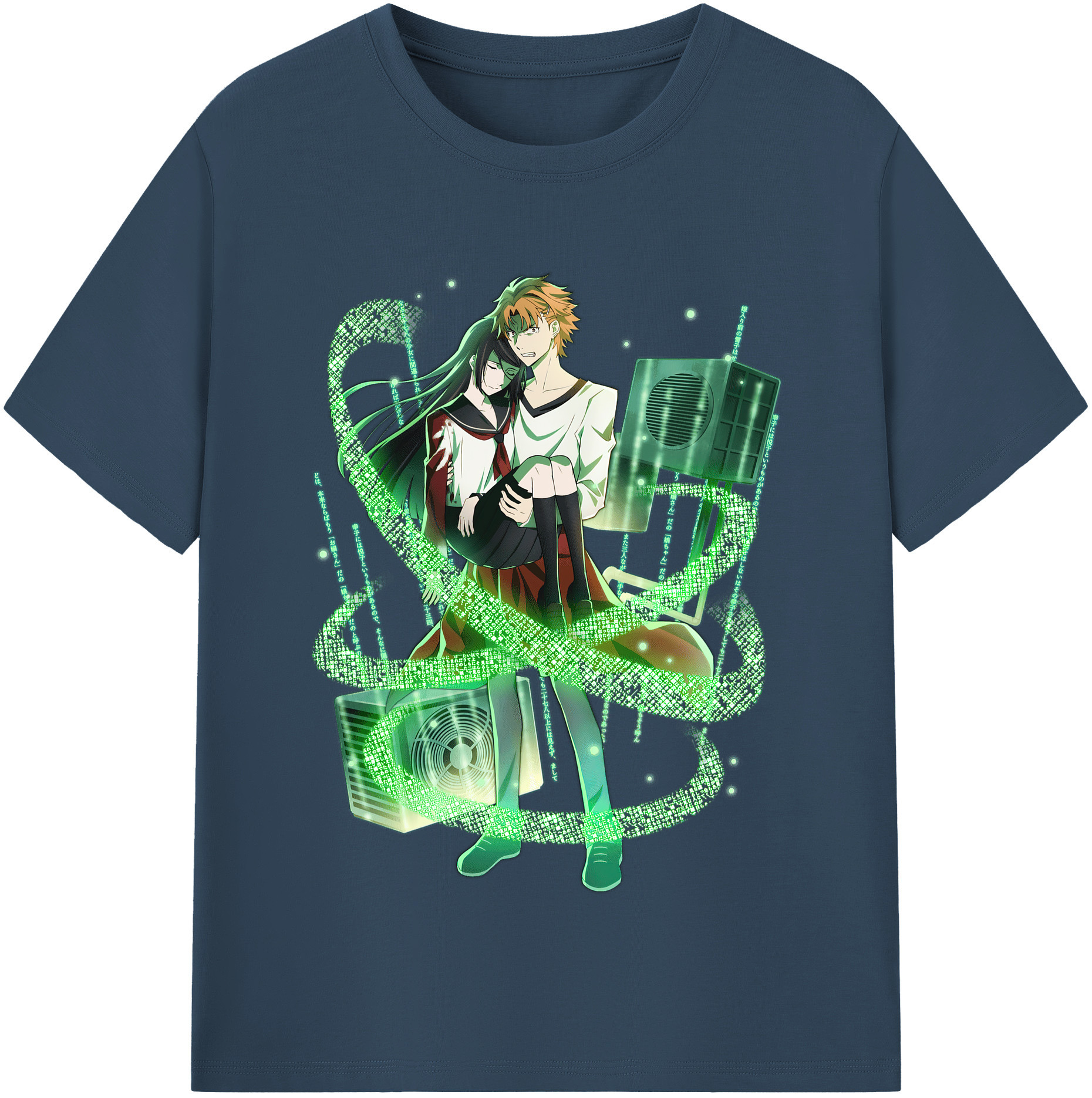 （画像用） 文豪ストレイドッグス Bungo Stray Dogs 綿100％半袖Tシャツ（フロントプリント）