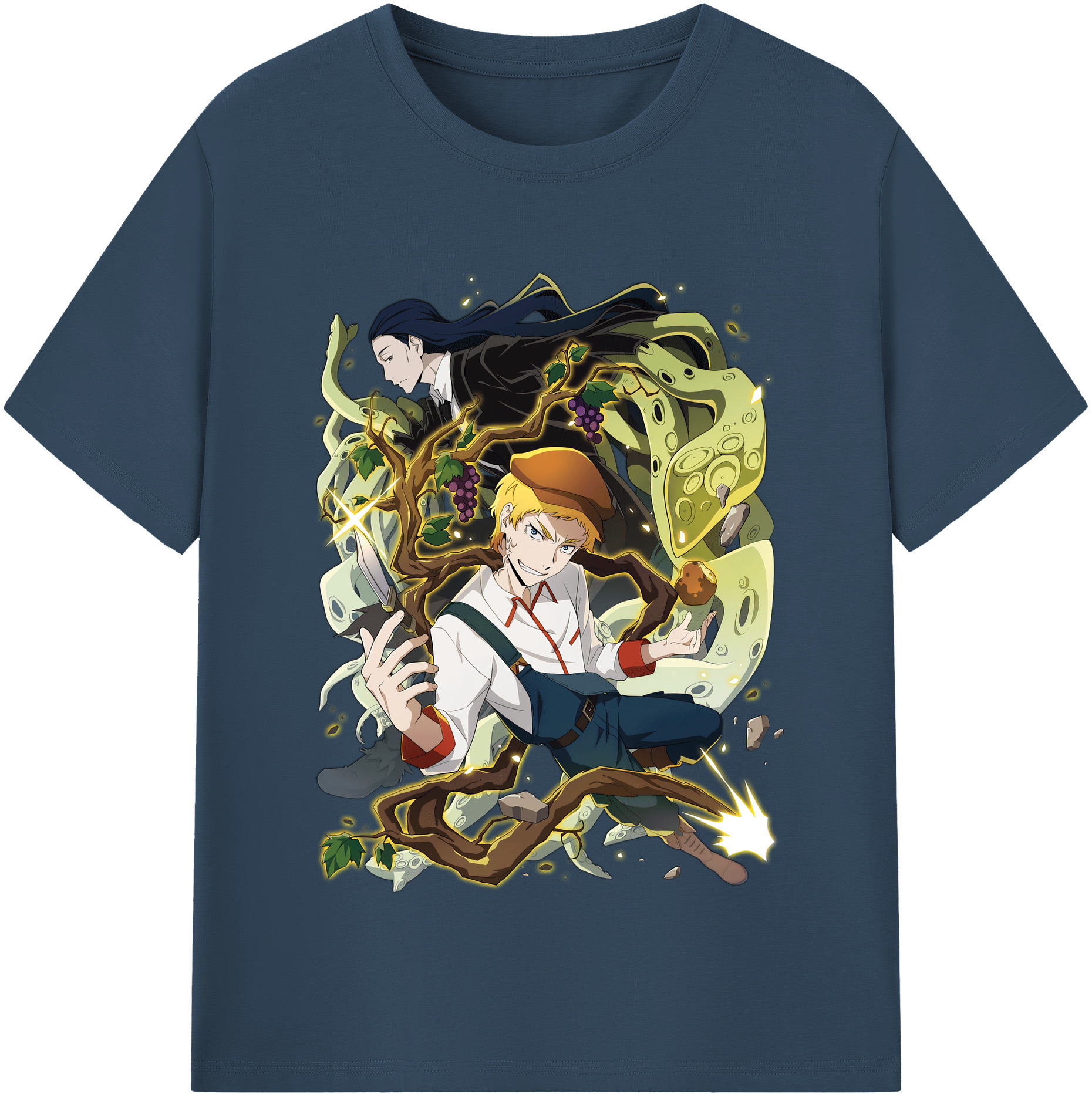 （画像用） 文豪ストレイドッグス Bungo Stray Dogs 綿100％半袖Tシャツ（フロントプリント）