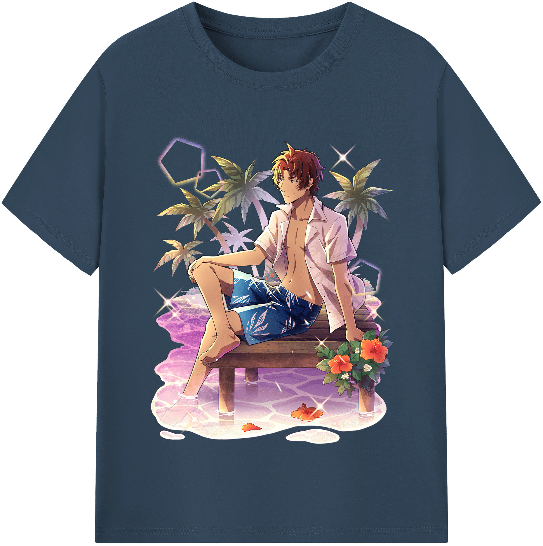 （画像用） 文豪ストレイドッグス Bungo Stray Dogs 綿100％半袖Tシャツ（フロントプリント）