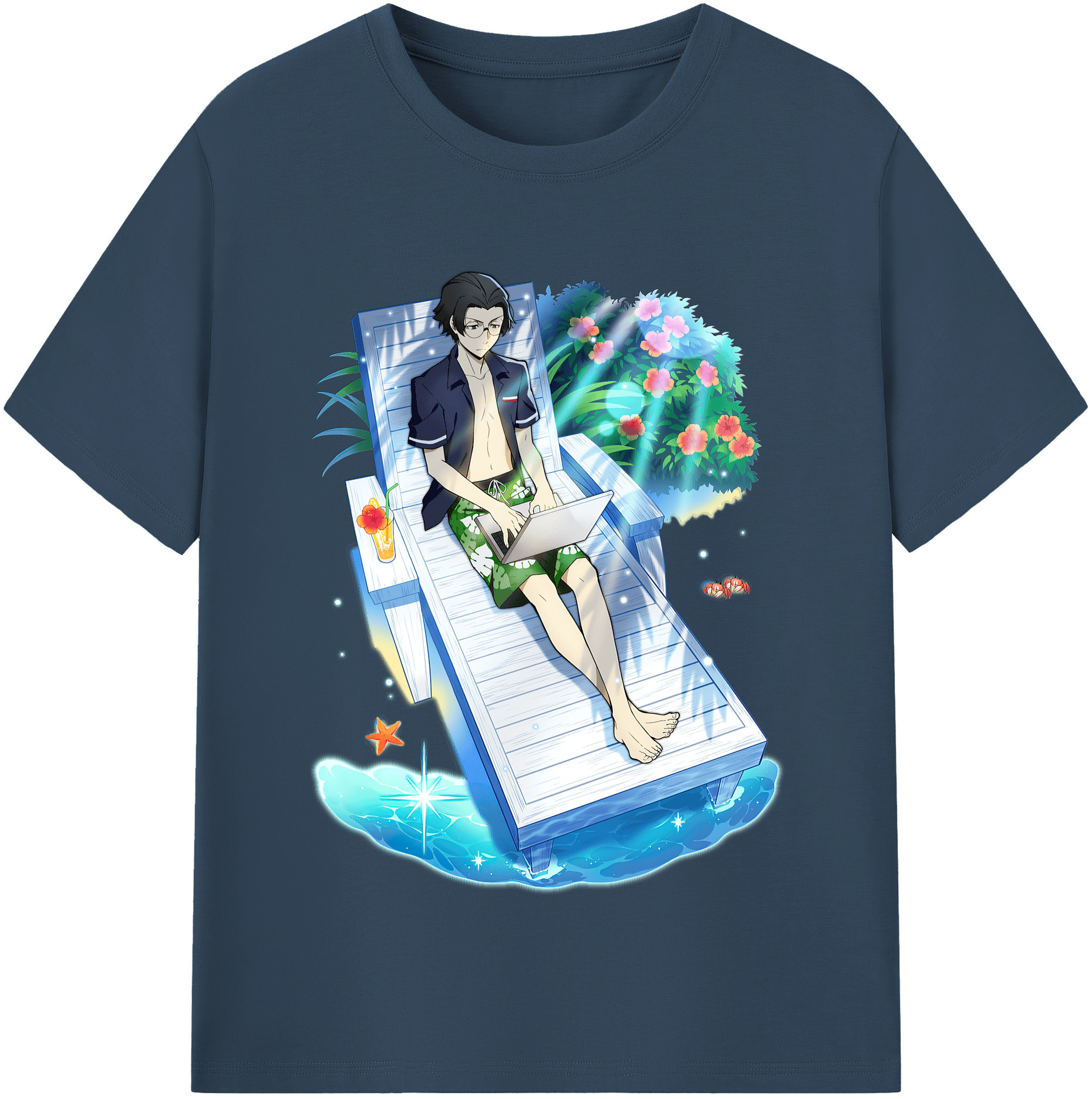 （画像用） 文豪ストレイドッグス Bungo Stray Dogs 綿100％半袖Tシャツ（フロントプリント）