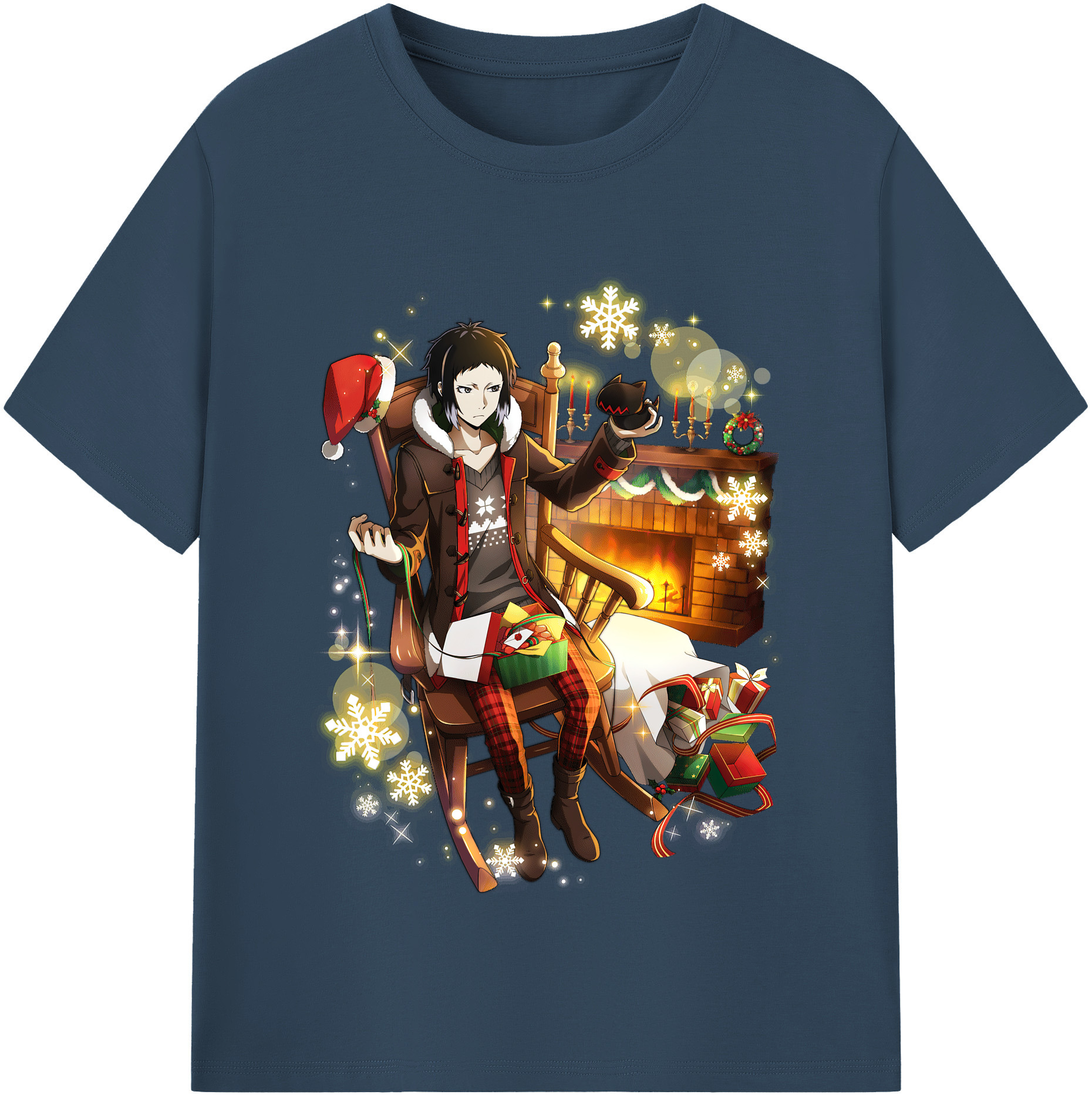 （画像用） 文豪ストレイドッグス Bungo Stray Dogs 綿100％半袖Tシャツ（フロントプリント）