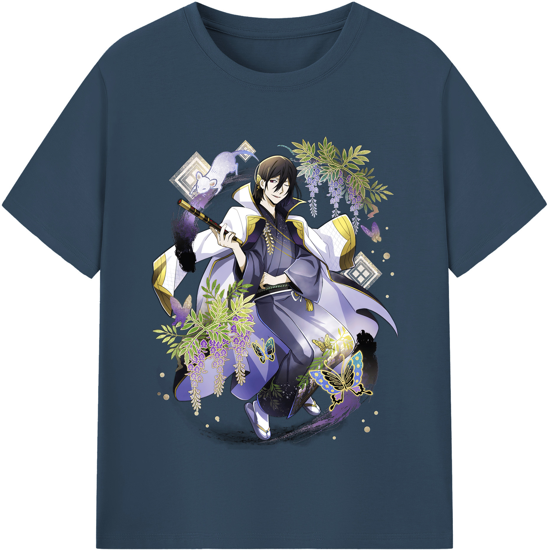 （画像用） 文豪ストレイドッグス Bungo Stray Dogs 綿100％半袖Tシャツ（フロントプリント）
