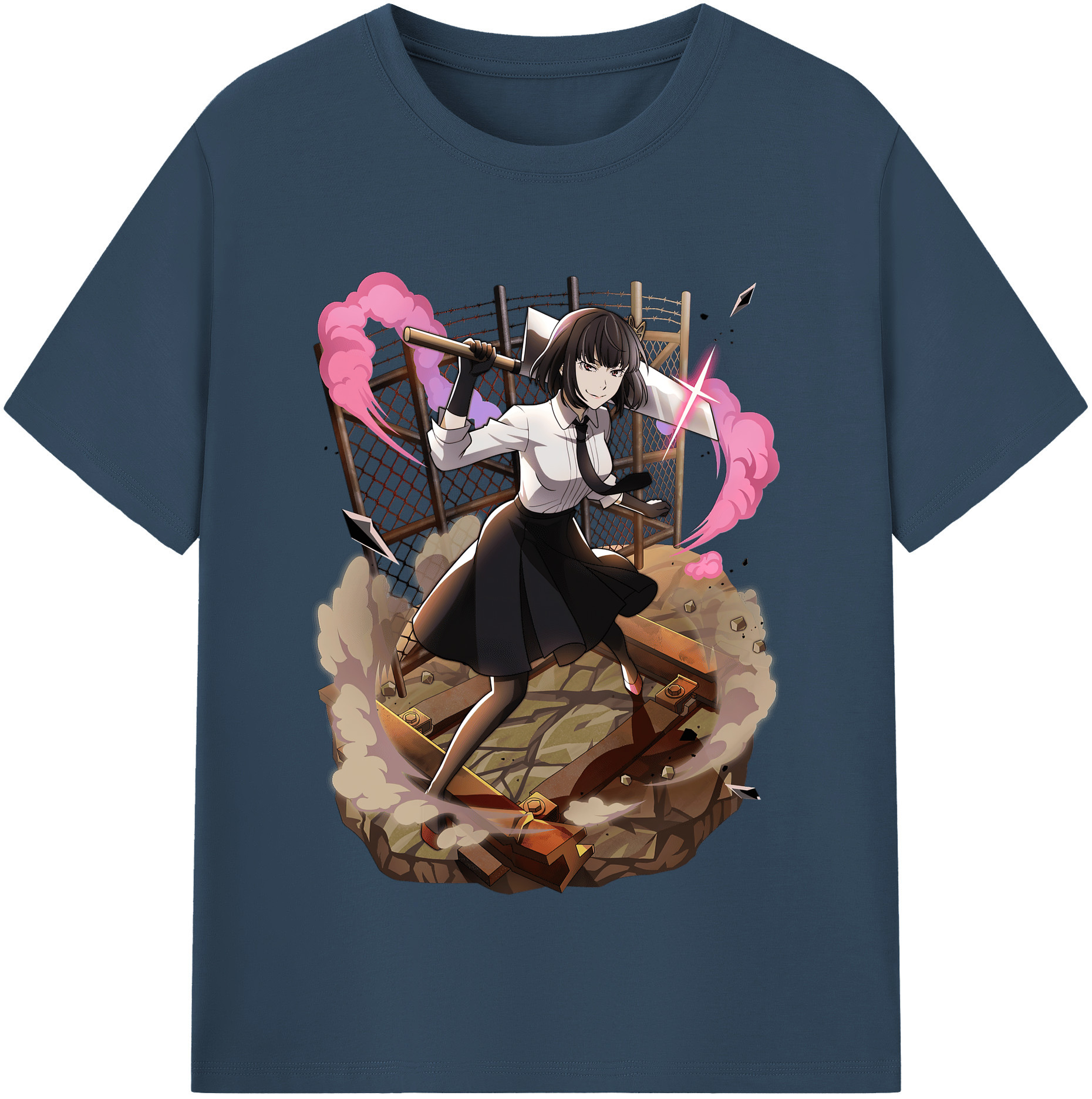 （画像用） 文豪ストレイドッグス Bungo Stray Dogs 綿100％半袖Tシャツ（フロントプリント）
