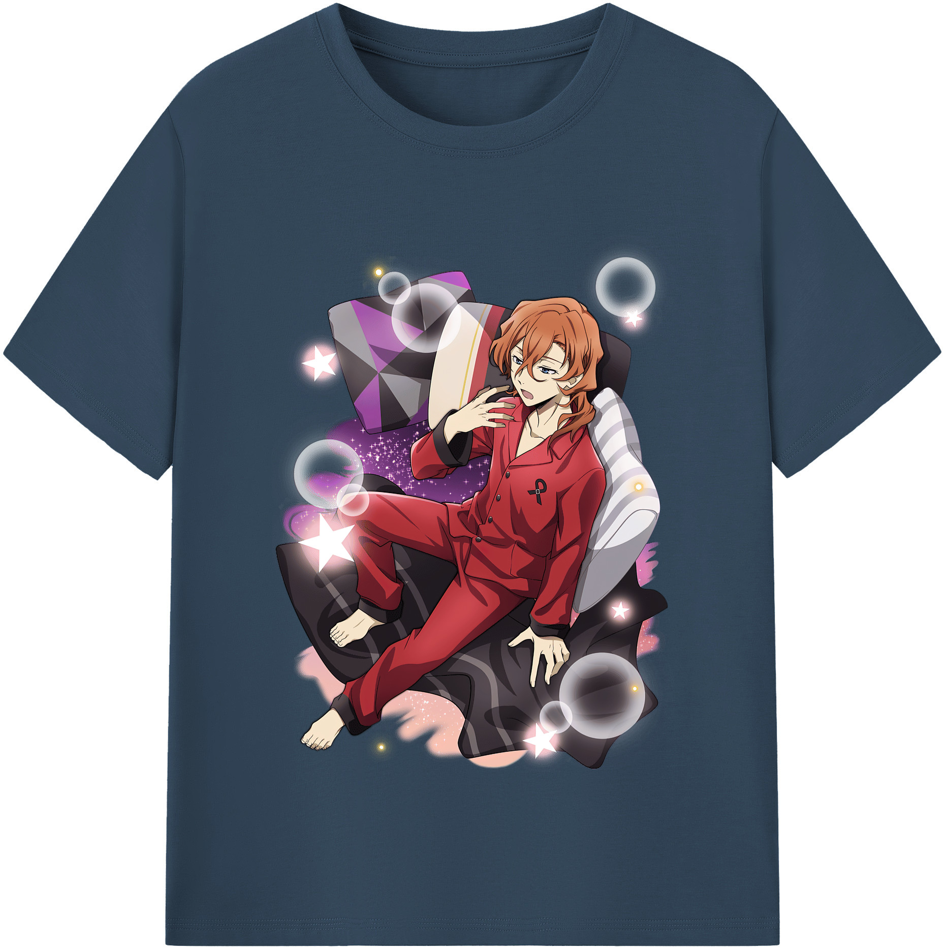 （画像用） 文豪ストレイドッグス Bungo Stray Dogs 綿100％半袖Tシャツ（フロントプリント）