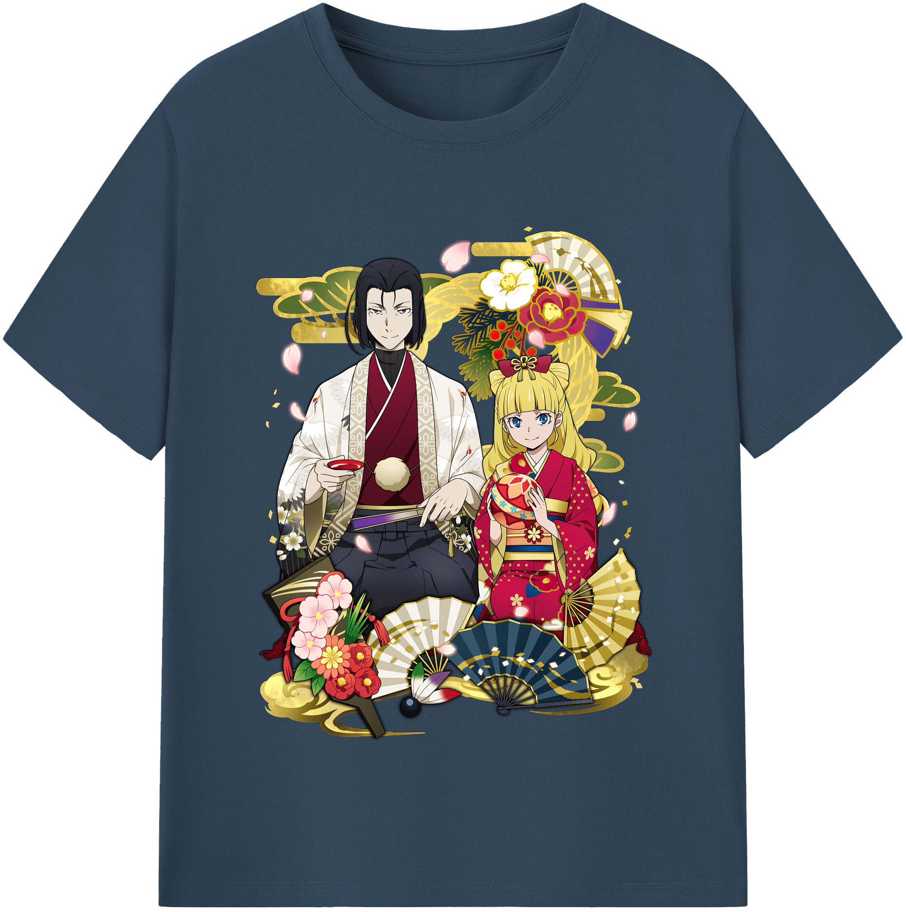 （画像用） 文豪ストレイドッグス Bungo Stray Dogs 綿100％半袖Tシャツ（フロントプリント）