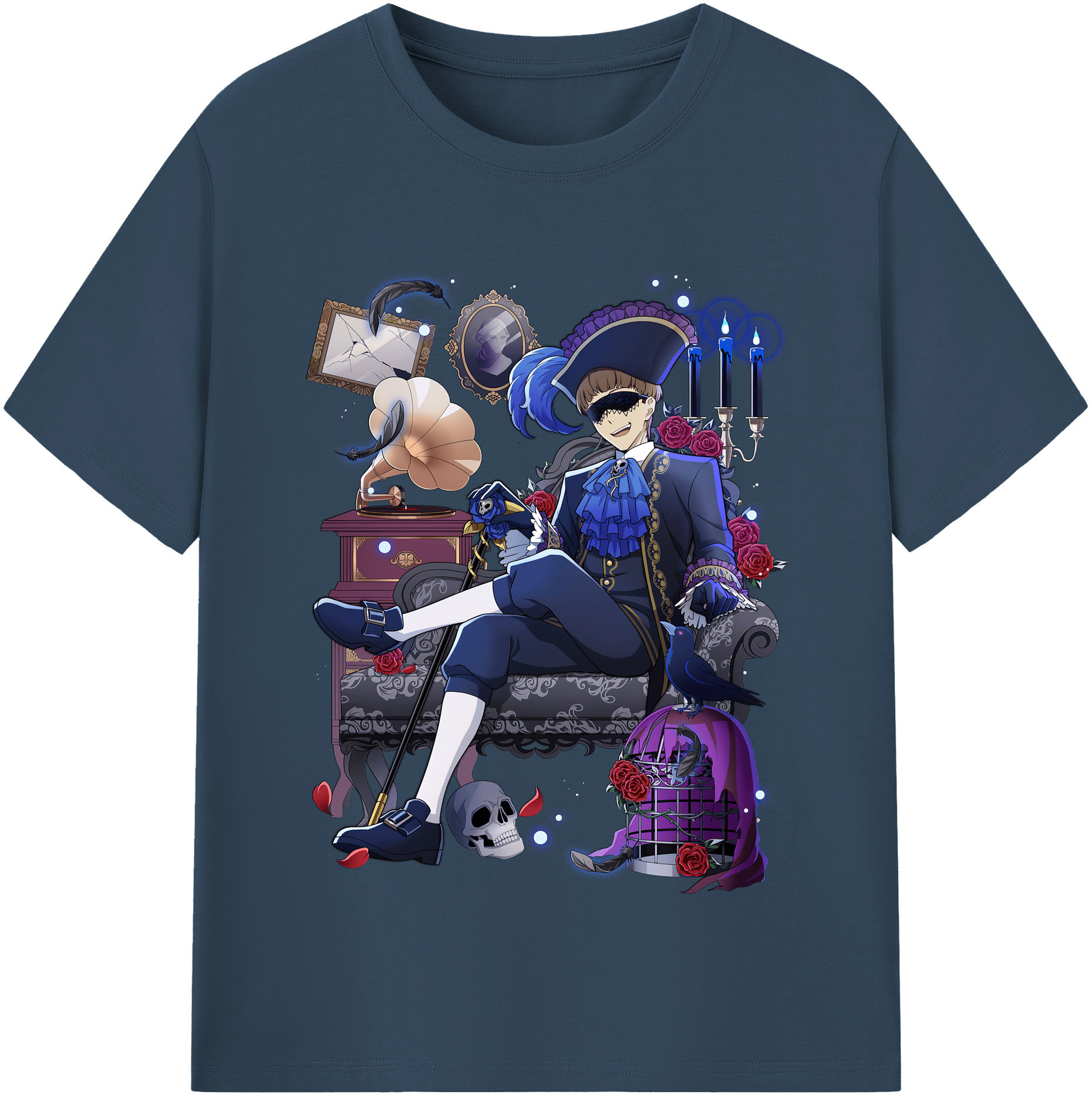 （画像用） 文豪ストレイドッグス Bungo Stray Dogs 綿100％半袖Tシャツ（フロントプリント）