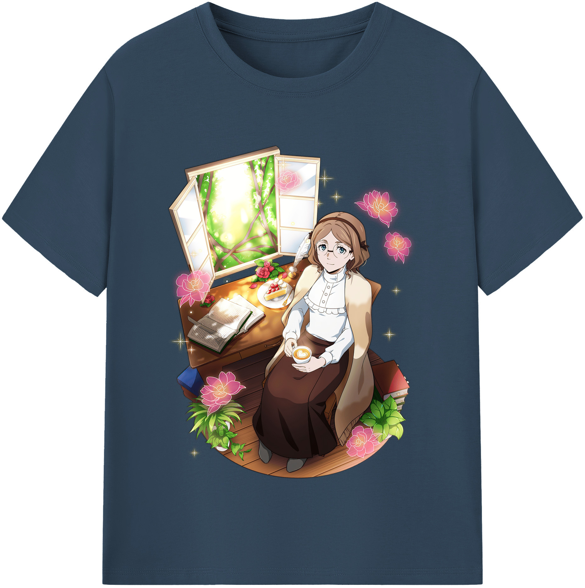 （画像用） 文豪ストレイドッグス Bungo Stray Dogs 綿100％半袖Tシャツ（フロントプリント）