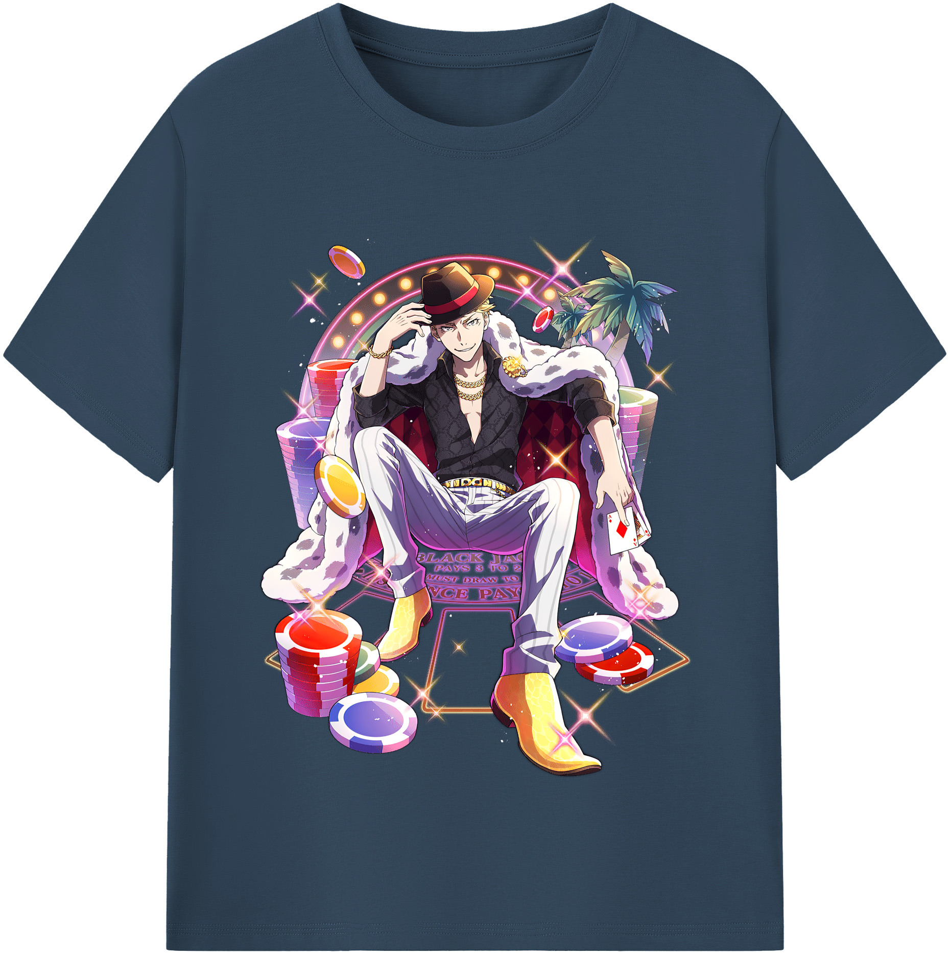 （画像用） 文豪ストレイドッグス Bungo Stray Dogs 綿100％半袖Tシャツ（フロントプリント）