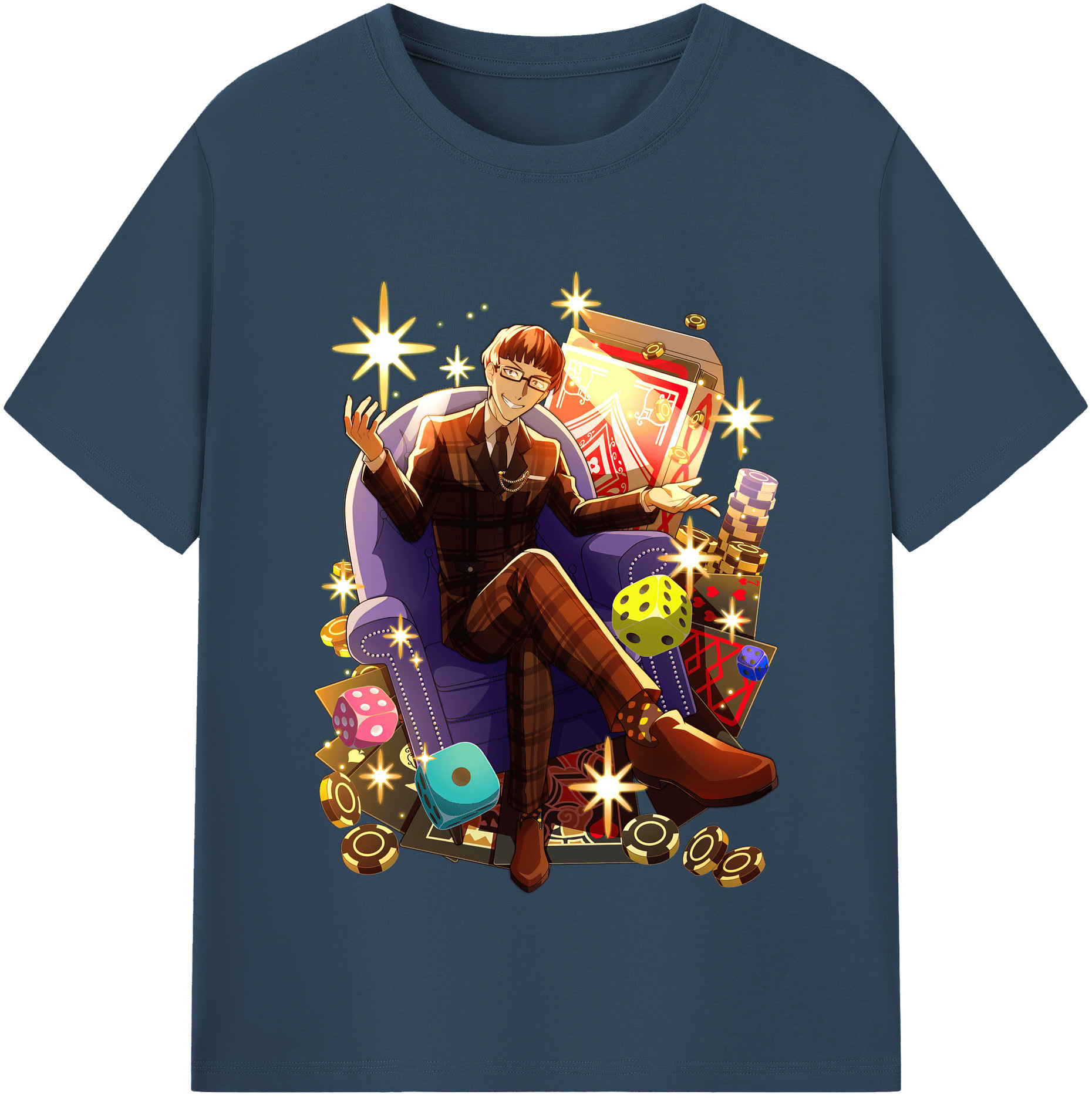 （画像用） 文豪ストレイドッグス Bungo Stray Dogs 綿100％半袖Tシャツ（フロントプリント）