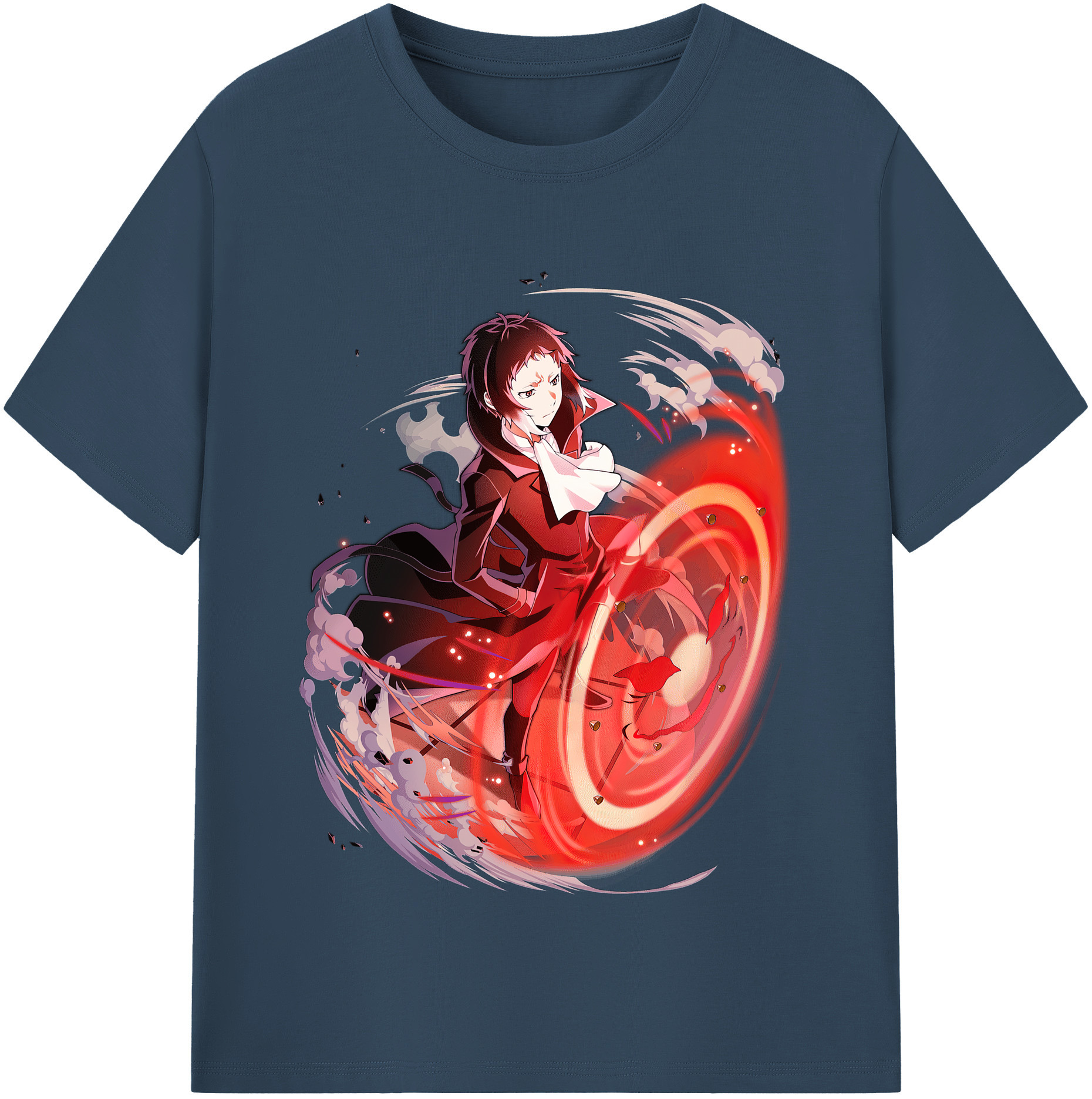 （画像用） 文豪ストレイドッグス Bungo Stray Dogs 綿100％半袖Tシャツ（フロントプリント）