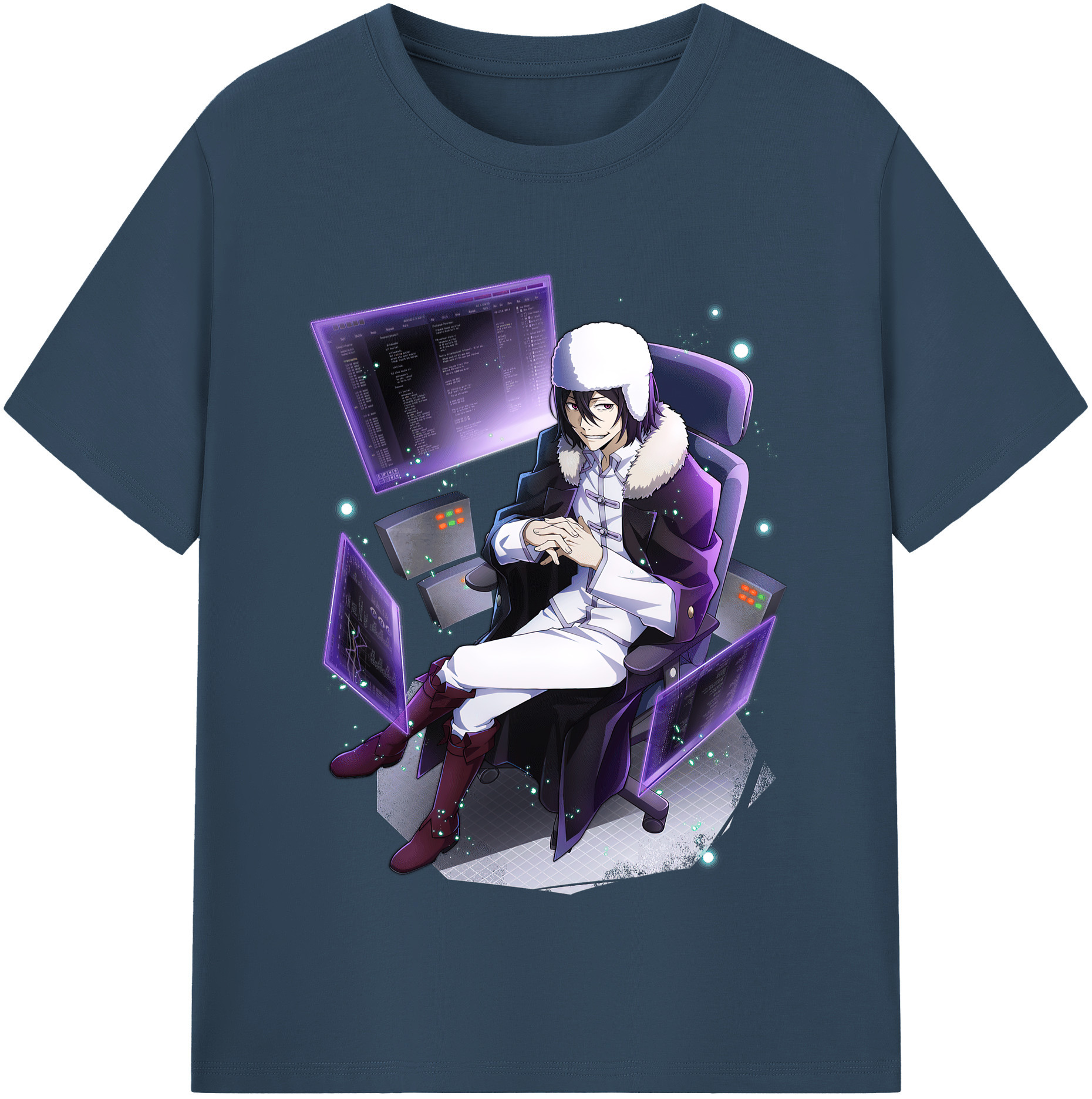 （画像用） 文豪ストレイドッグス Bungo Stray Dogs 綿100％半袖Tシャツ（フロントプリント）