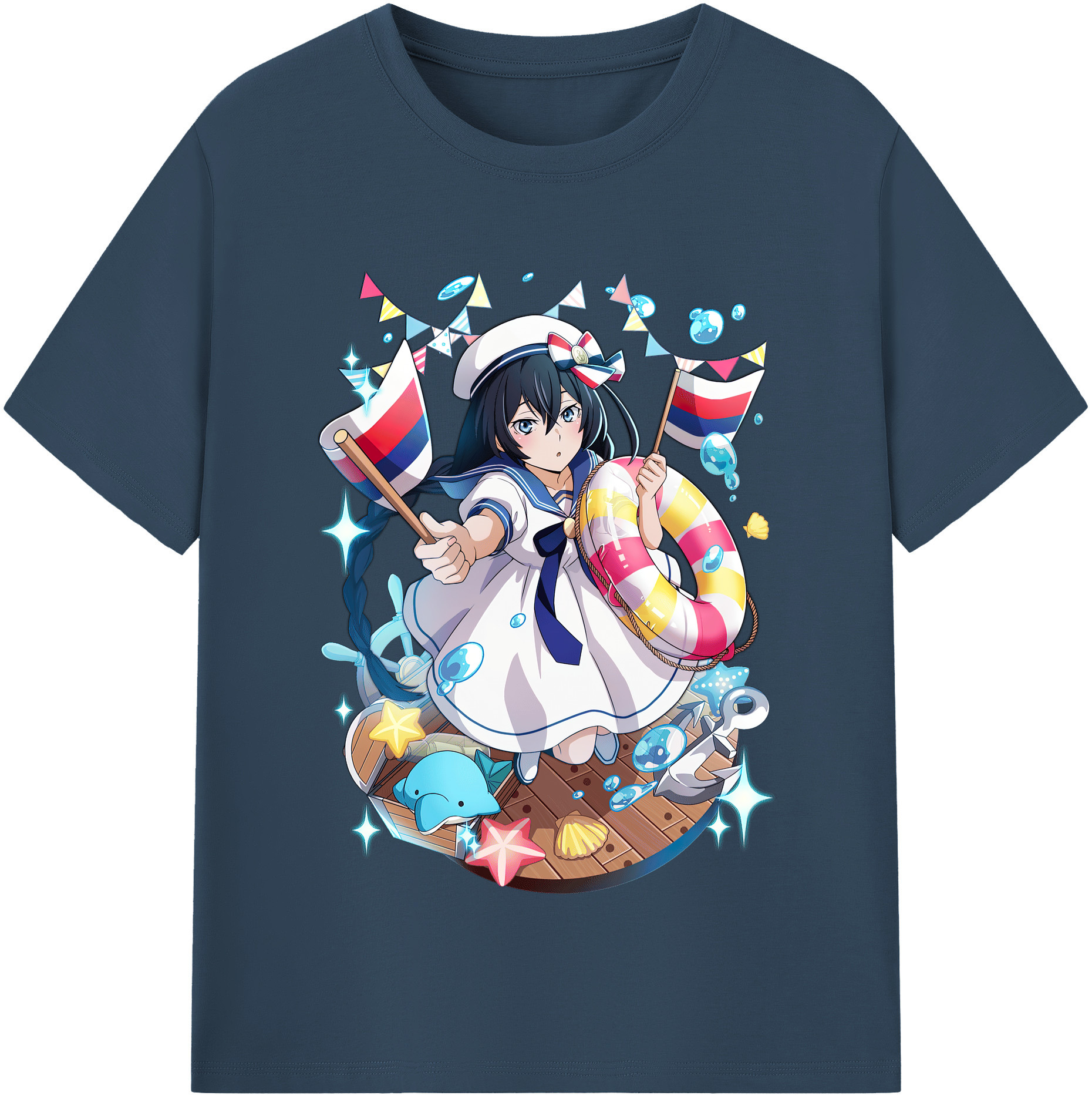 （画像用） 文豪ストレイドッグス Bungo Stray Dogs 綿100％半袖Tシャツ（フロントプリント）