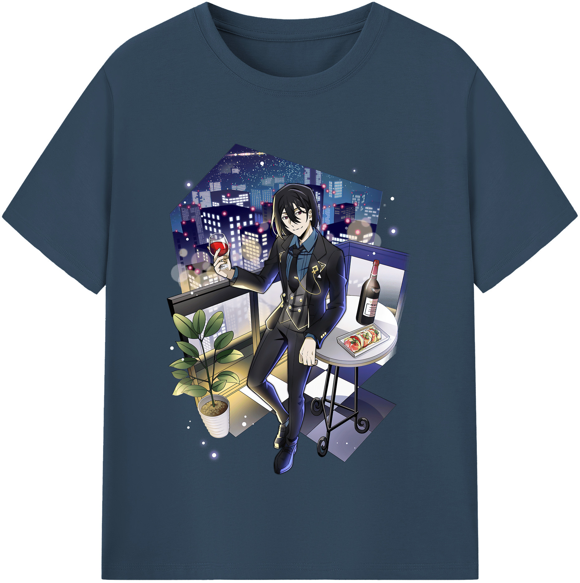 （画像用） 文豪ストレイドッグス Bungo Stray Dogs 綿100％半袖Tシャツ（フロントプリント）