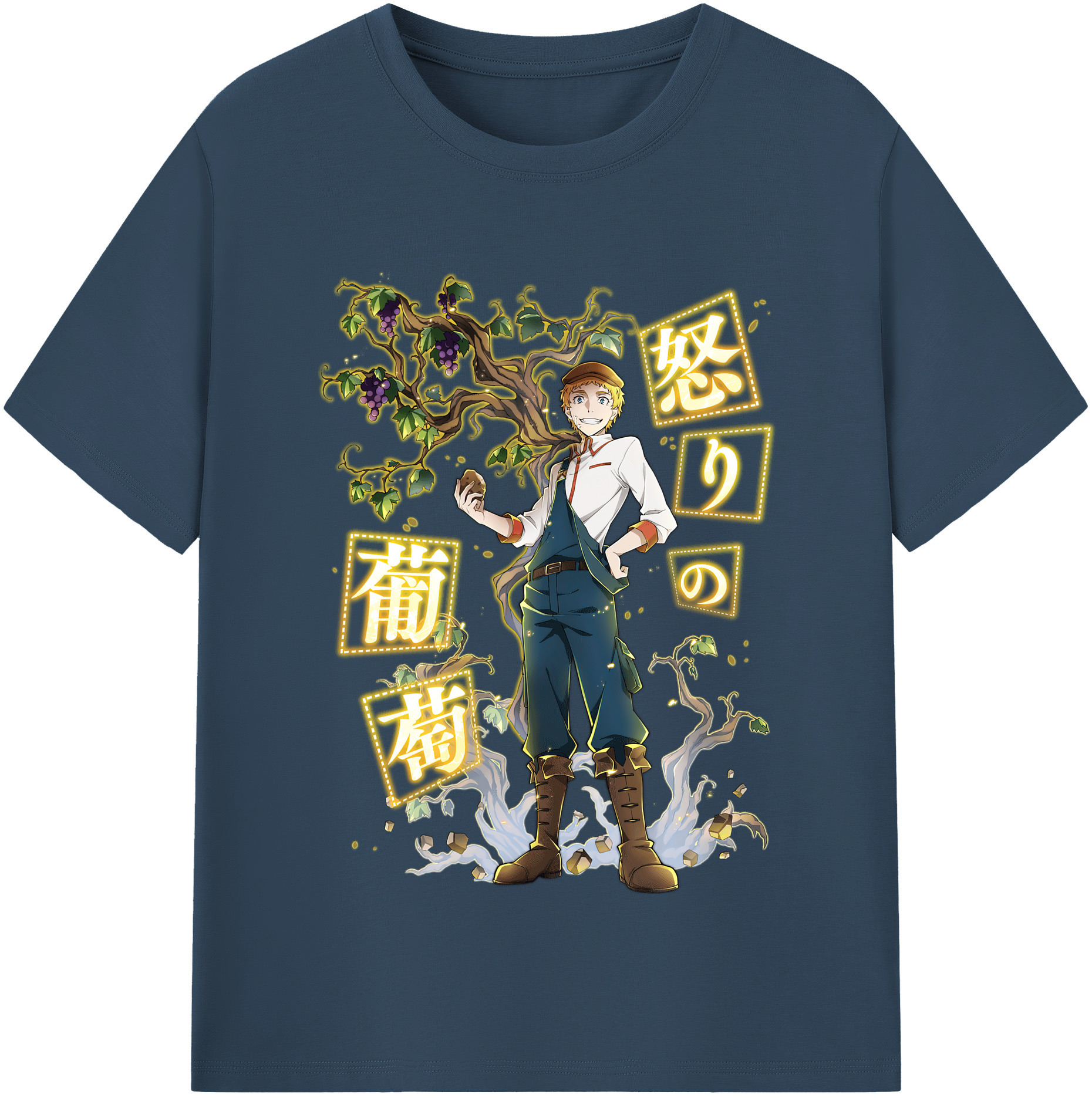 （画像用） 文豪ストレイドッグス Bungo Stray Dogs 綿100％半袖Tシャツ（フロントプリント）