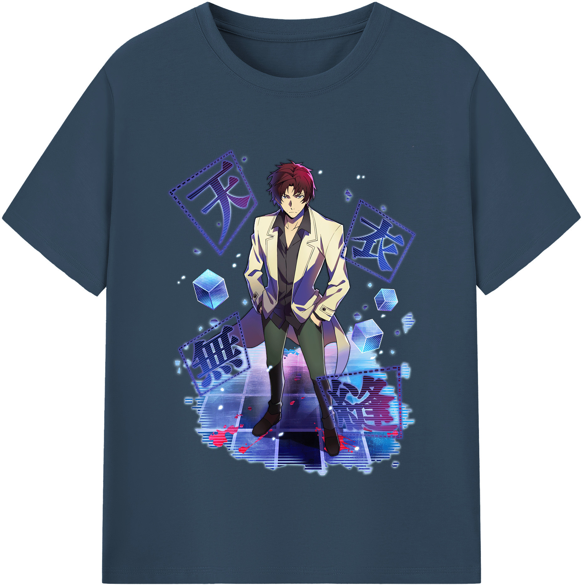 （画像用） 文豪ストレイドッグス Bungo Stray Dogs 綿100％半袖Tシャツ（フロントプリント）