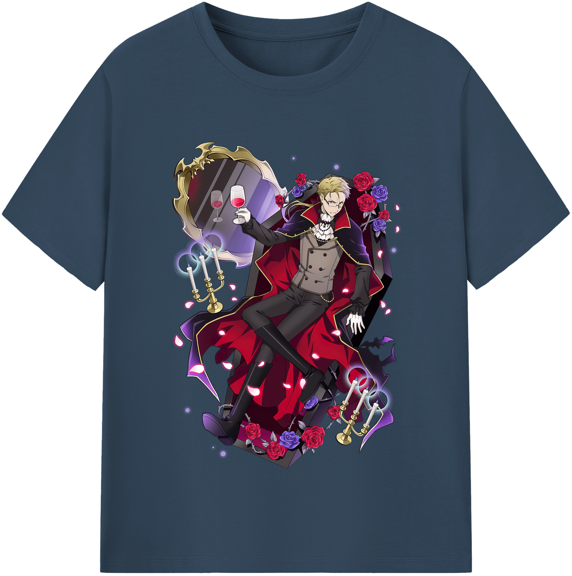（画像用） 文豪ストレイドッグス Bungo Stray Dogs 綿100％半袖Tシャツ（フロントプリント）