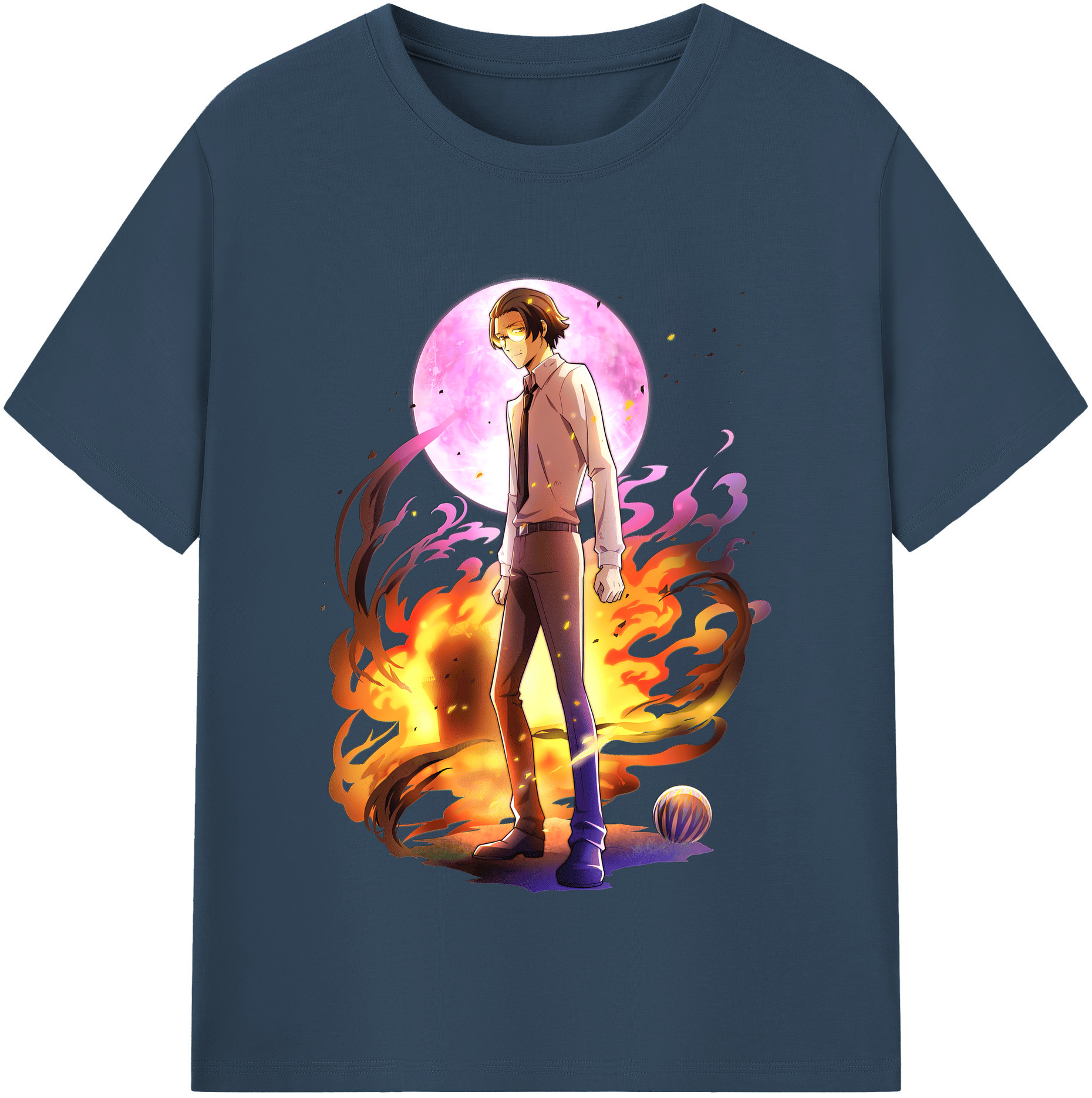（画像用） 文豪ストレイドッグス Bungo Stray Dogs 綿100％半袖Tシャツ（フロントプリント）