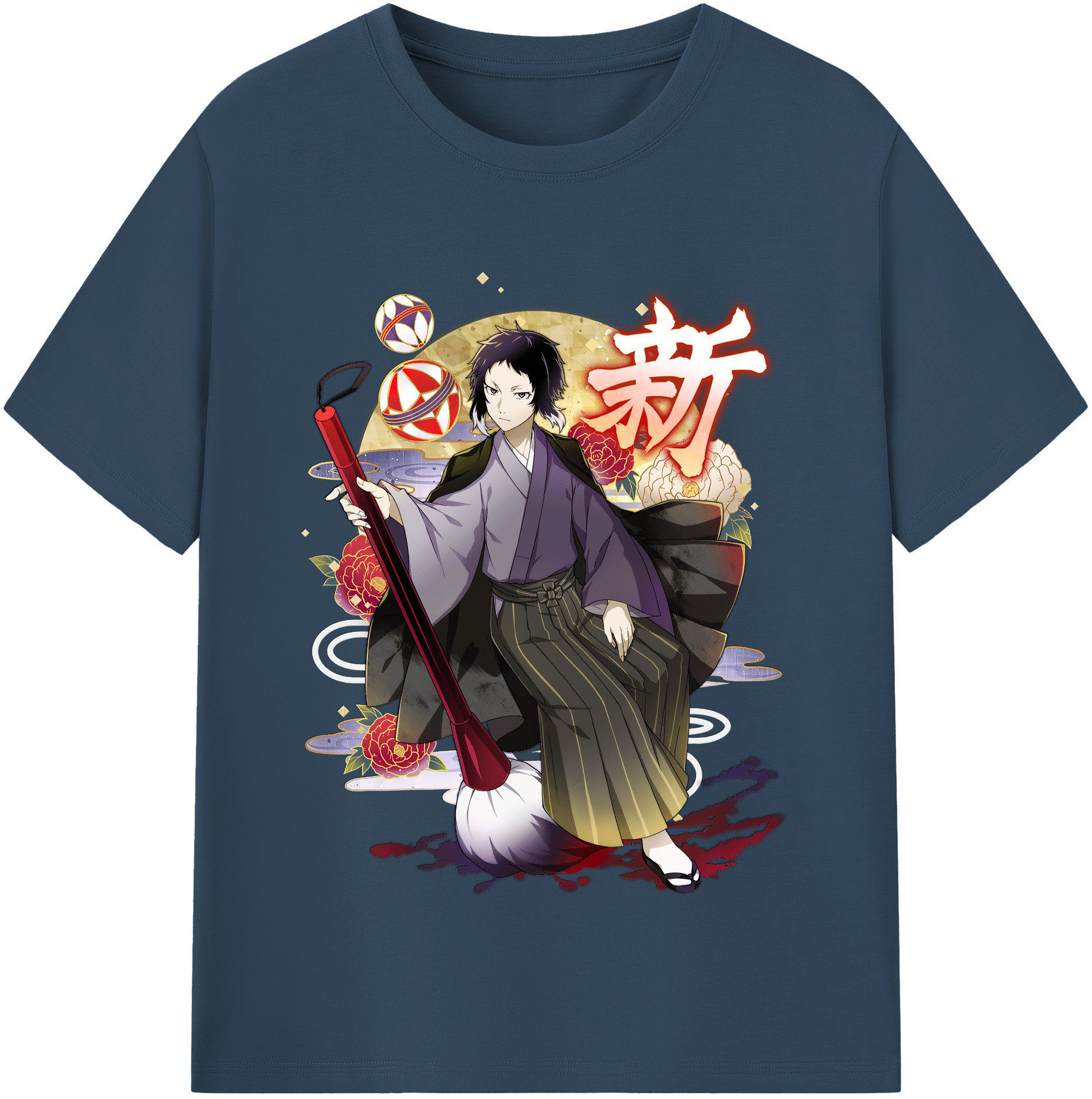 （画像用） 文豪ストレイドッグス Bungo Stray Dogs 綿100％半袖Tシャツ（フロントプリント）