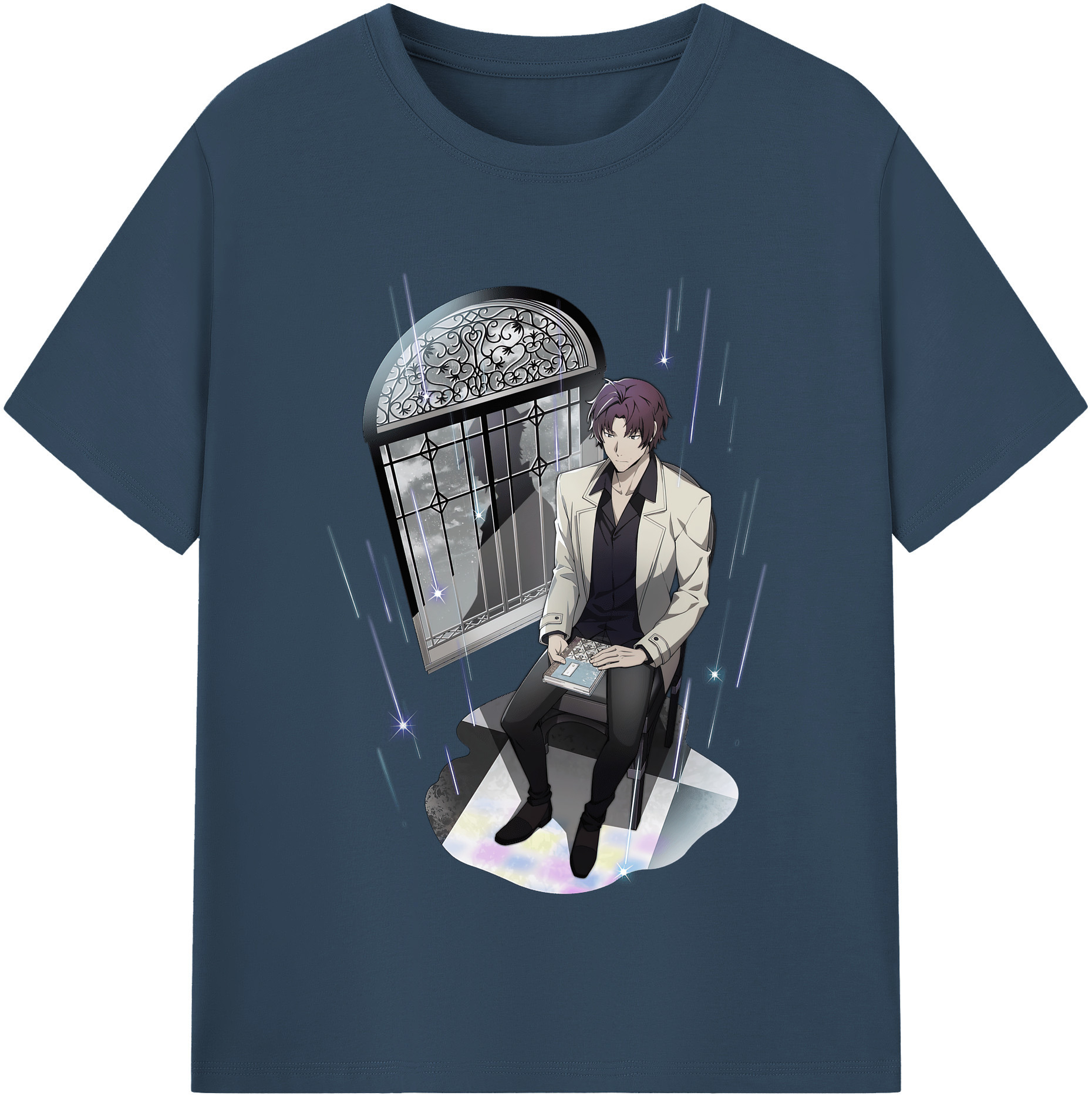 （画像用） 文豪ストレイドッグス Bungo Stray Dogs 綿100％半袖Tシャツ（フロントプリント）