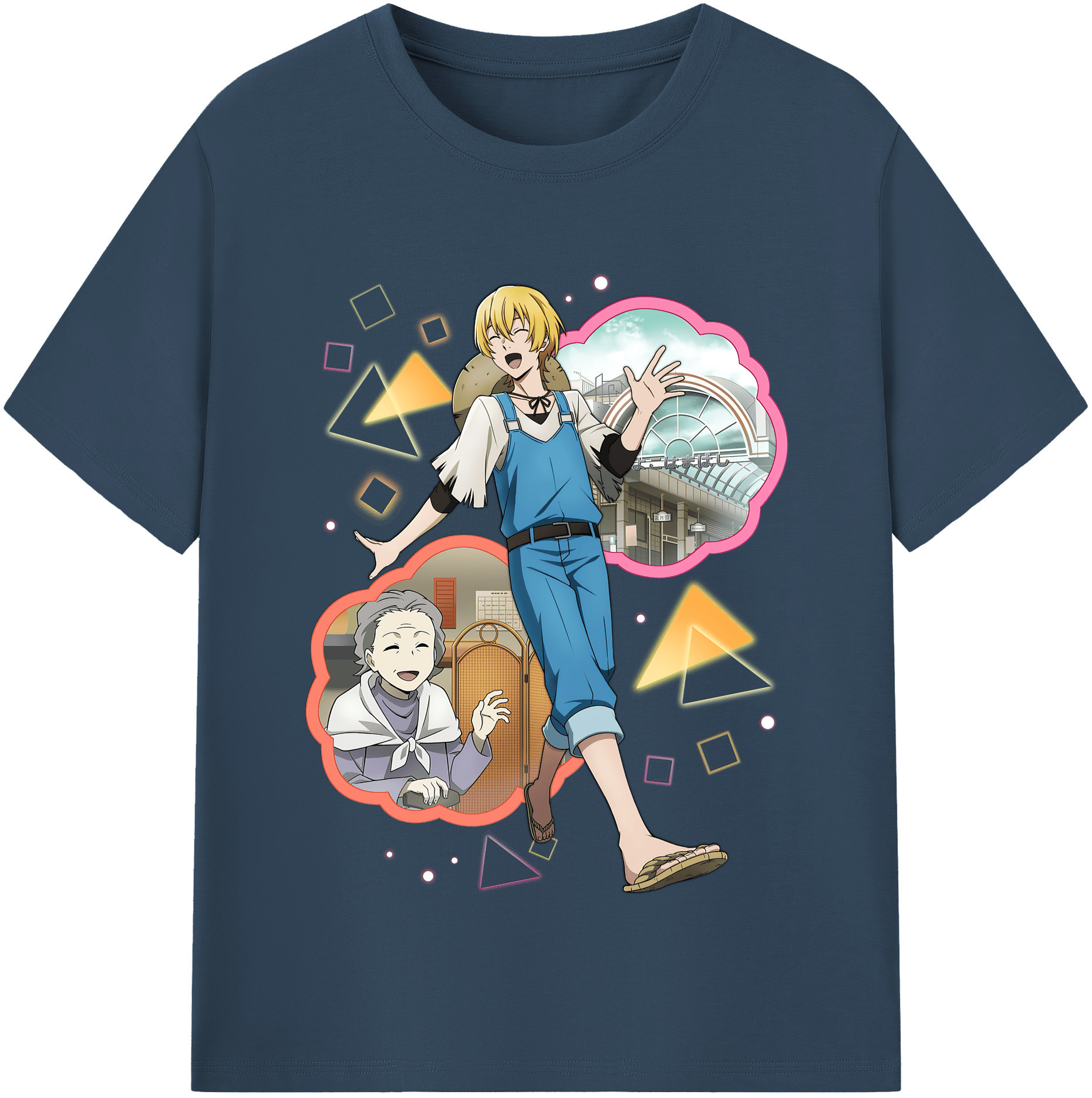 （画像用） 文豪ストレイドッグス Bungo Stray Dogs 綿100％半袖Tシャツ（フロントプリント）
