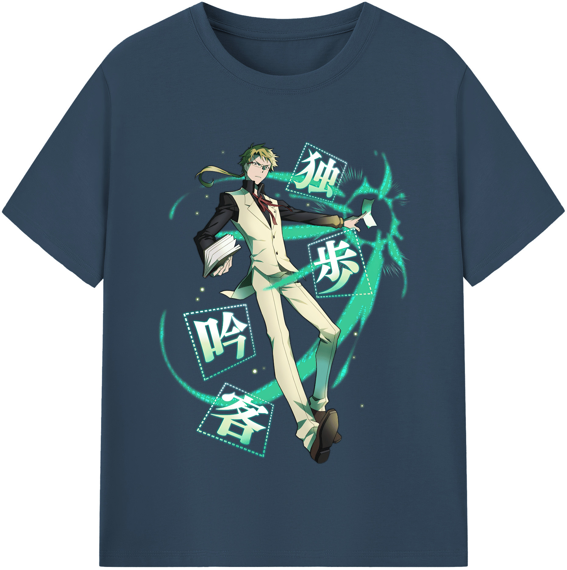 （画像用） 文豪ストレイドッグス Bungo Stray Dogs 綿100％半袖Tシャツ（フロントプリント）