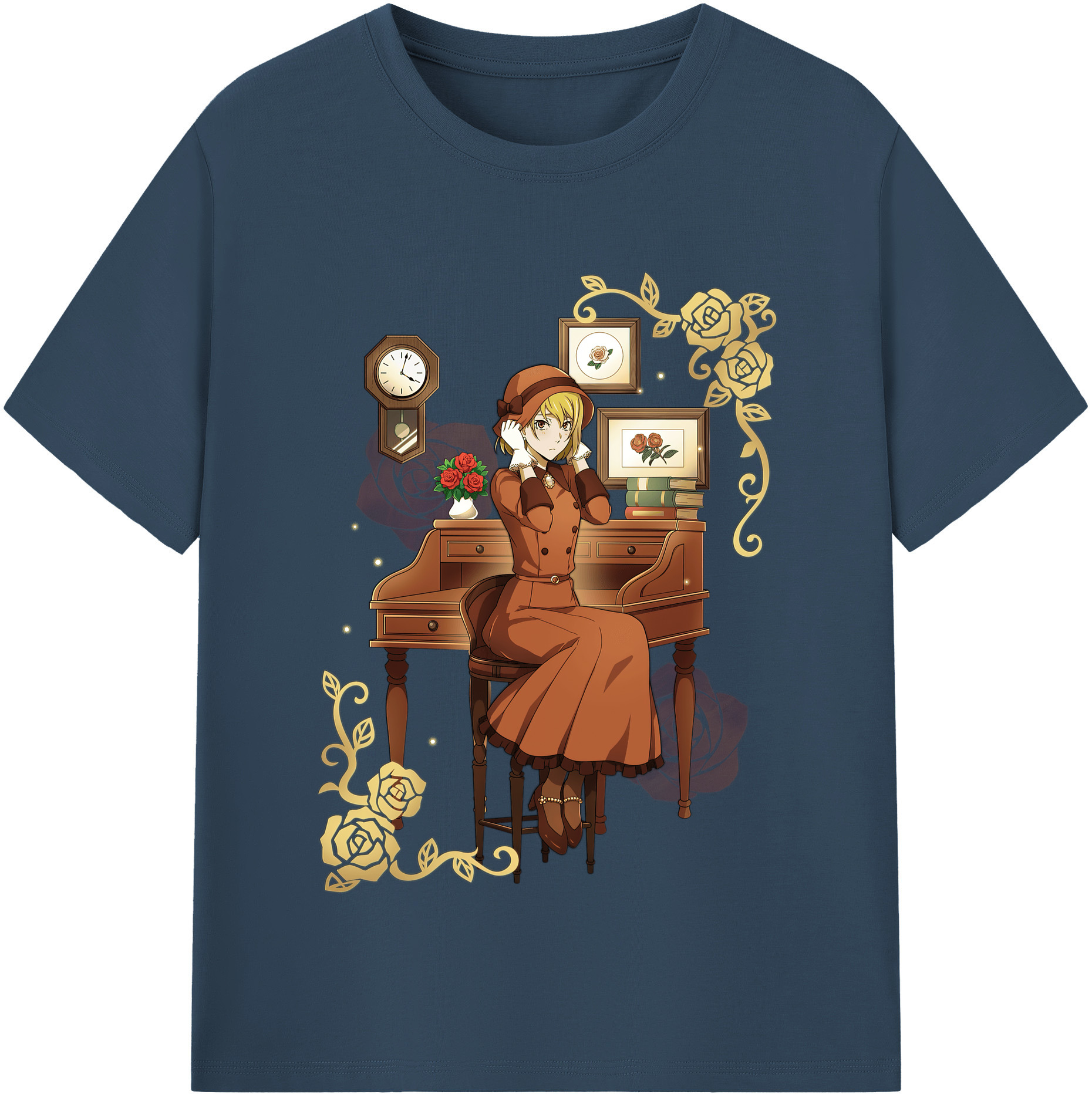 （画像用） 文豪ストレイドッグス Bungo Stray Dogs 綿100％半袖Tシャツ（フロントプリント）