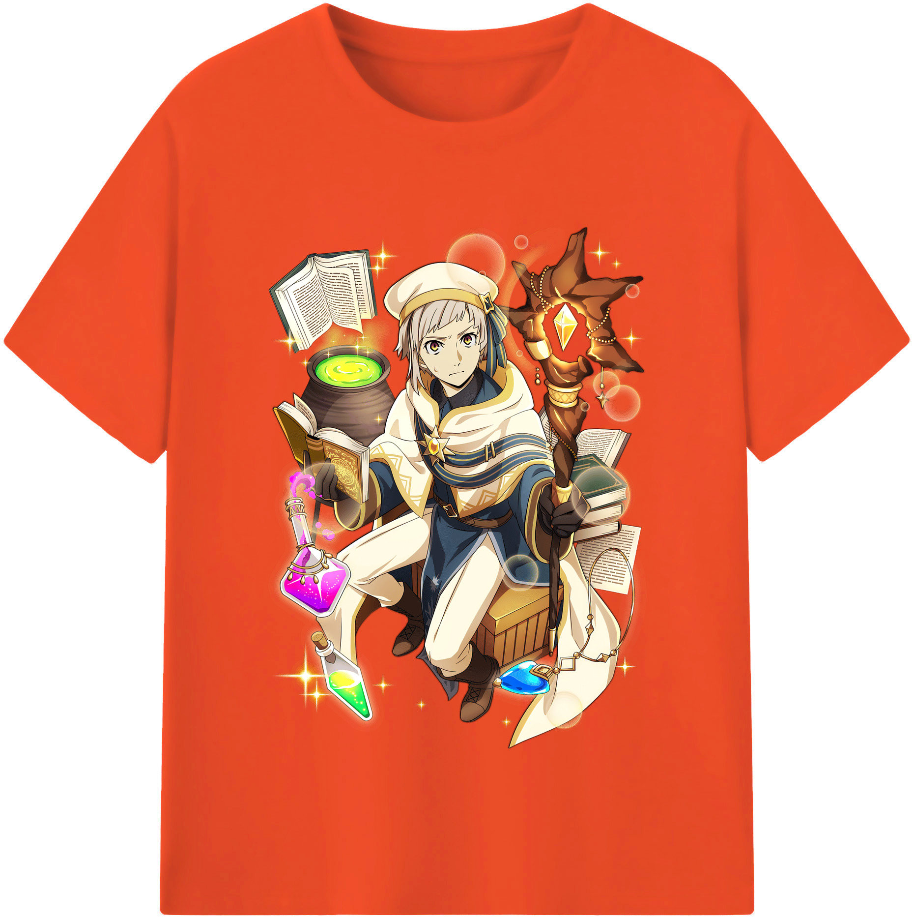 （画像用） 文豪ストレイドッグス Bungo Stray Dogs 綿100％半袖Tシャツ（フロントプリント）