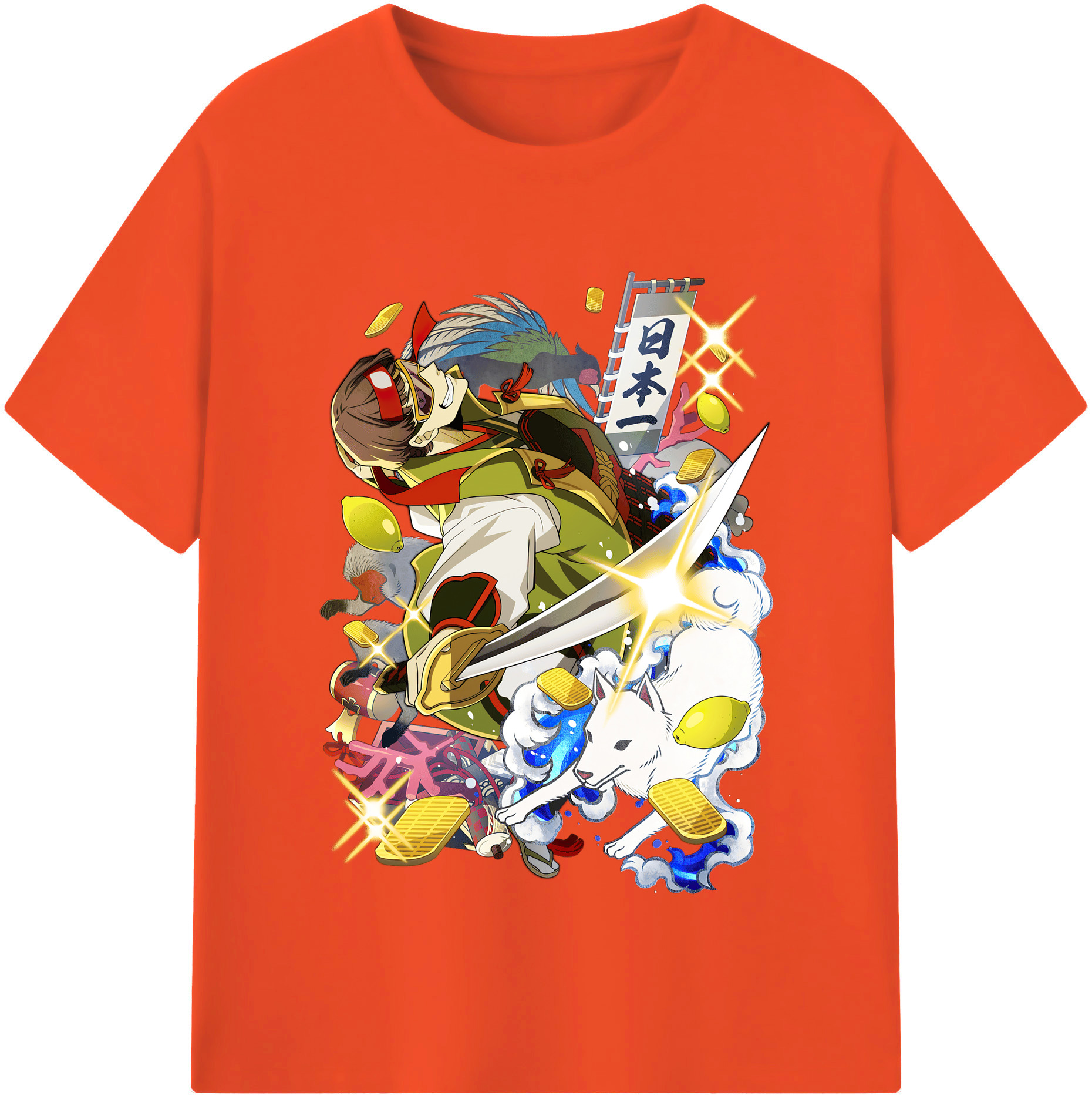 （画像用） 文豪ストレイドッグス Bungo Stray Dogs 綿100％半袖Tシャツ（フロントプリント）