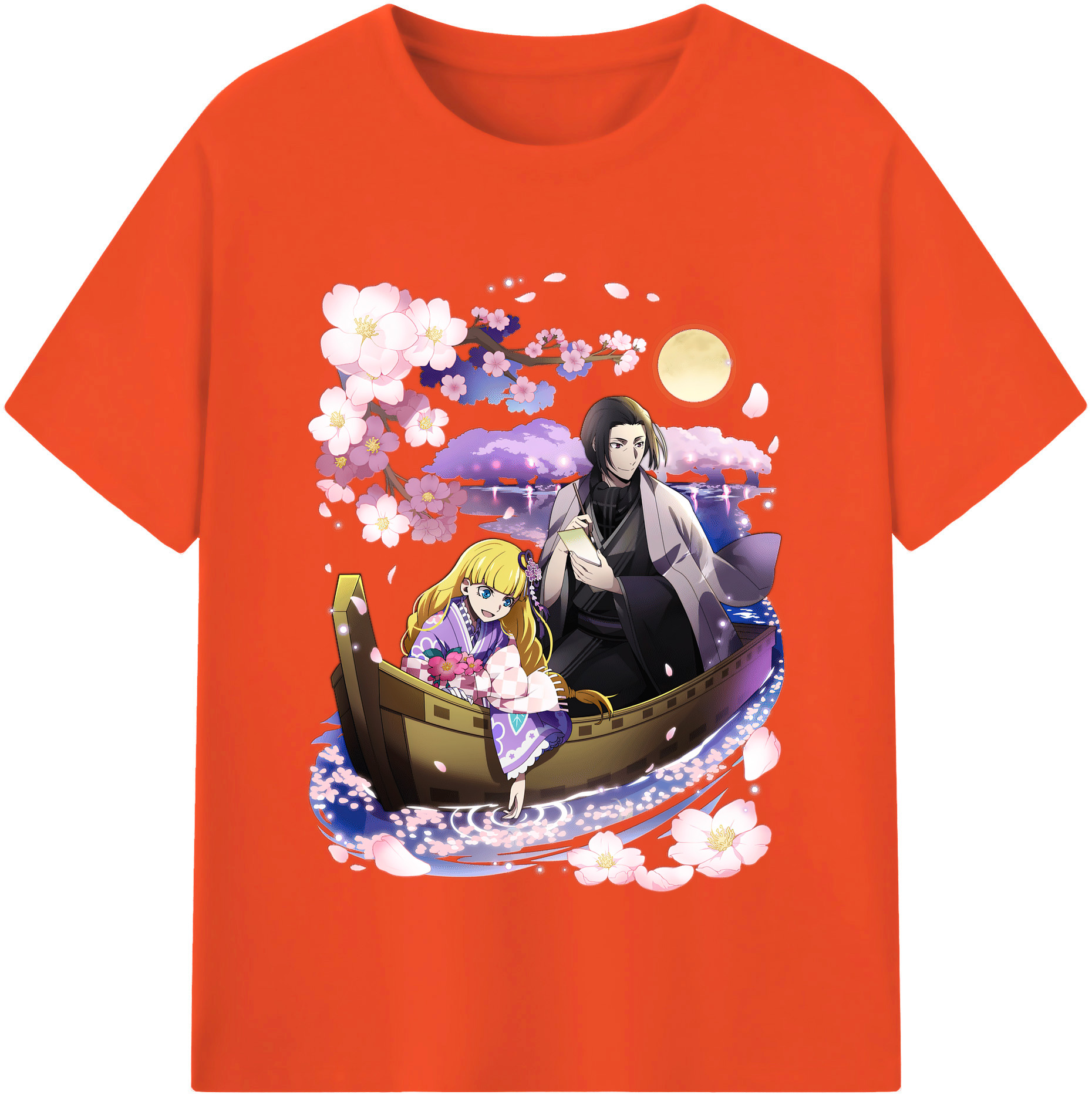 （画像用） 文豪ストレイドッグス Bungo Stray Dogs 綿100％半袖Tシャツ（フロントプリント）